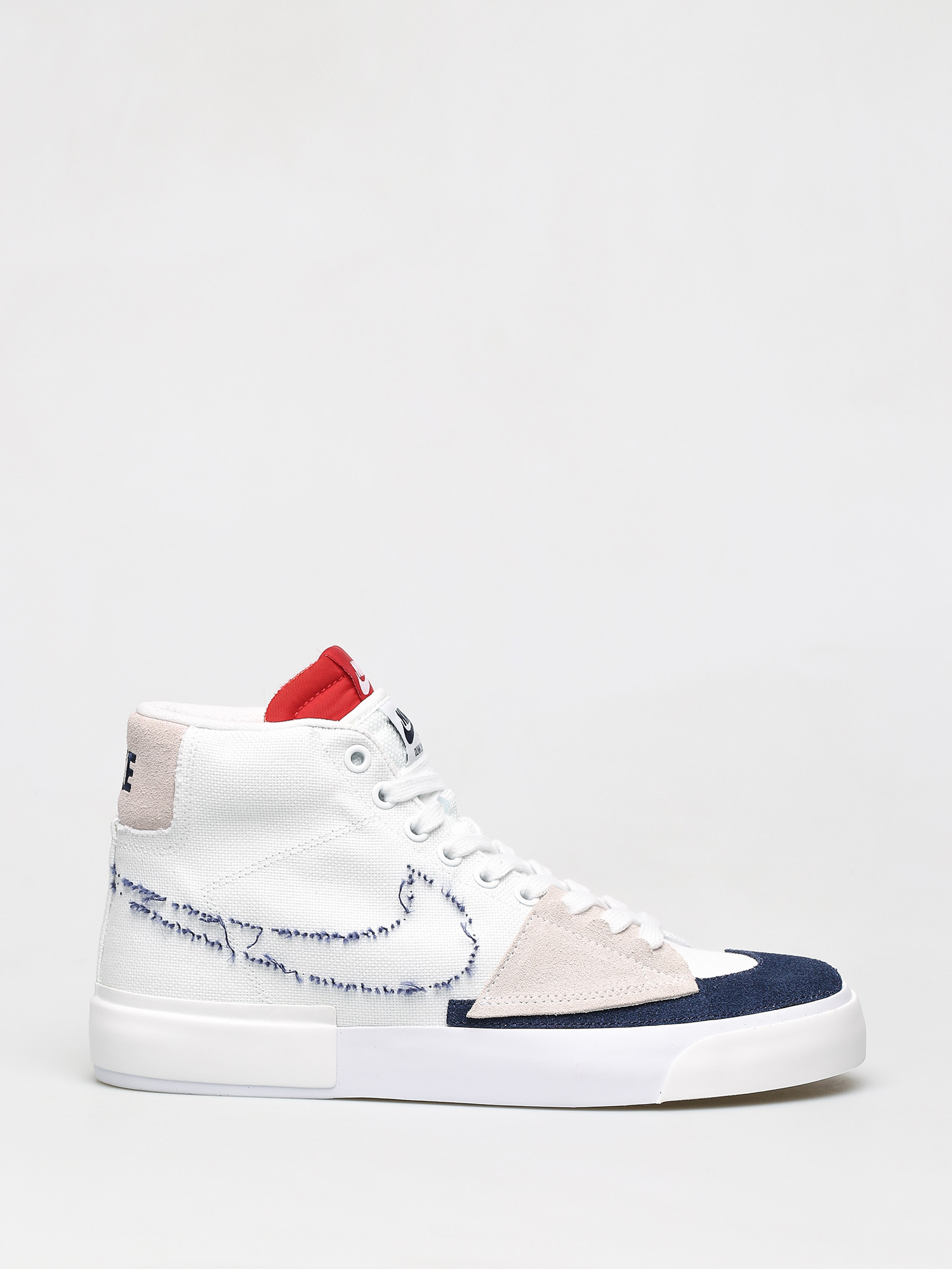 Nike SB Zoom Blazer Mid Edge Shoes (white/midnight navy university red)