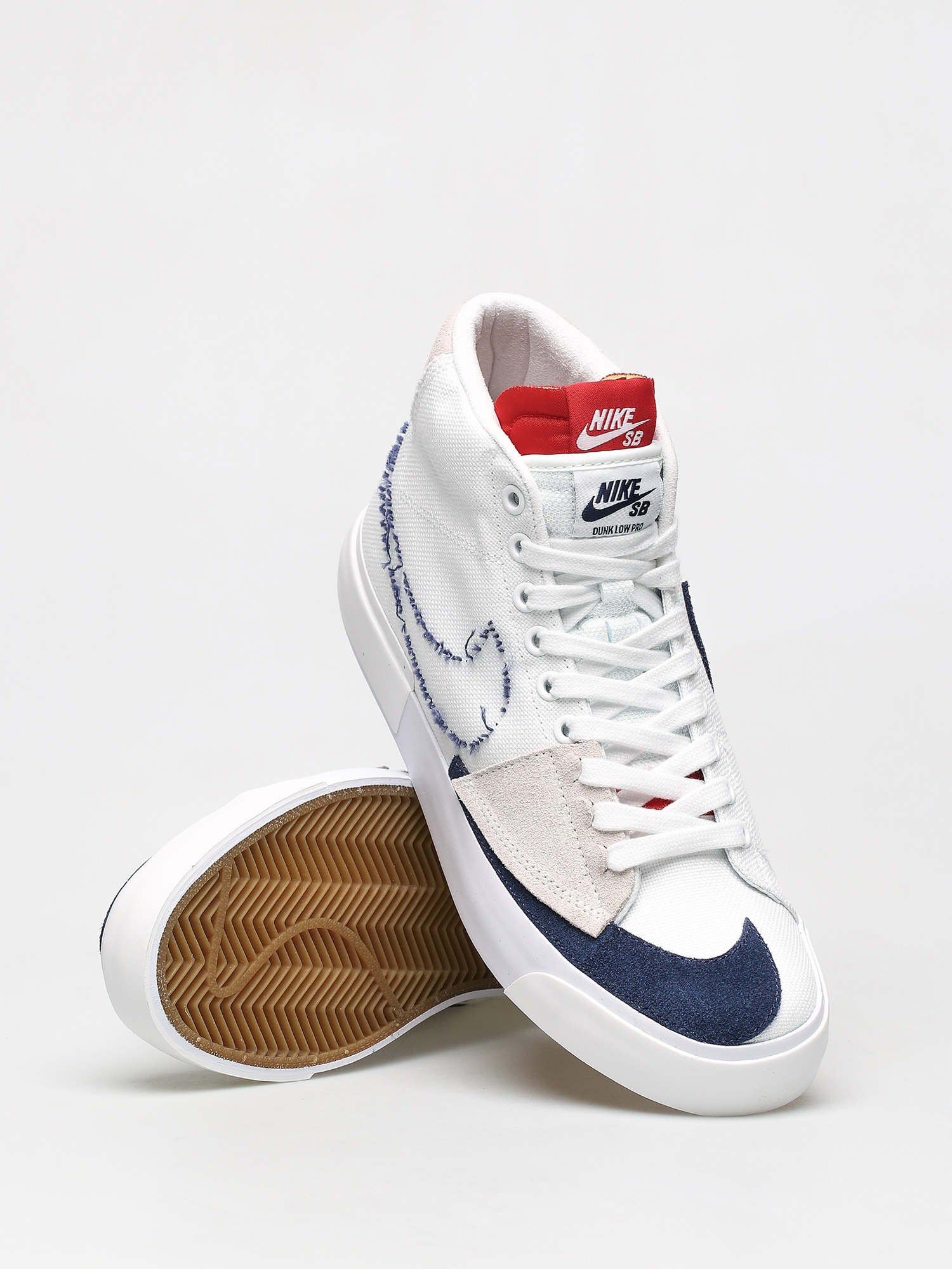 Nike SB Zoom Blazer Mid Edge Shoes white (white/midnight navy