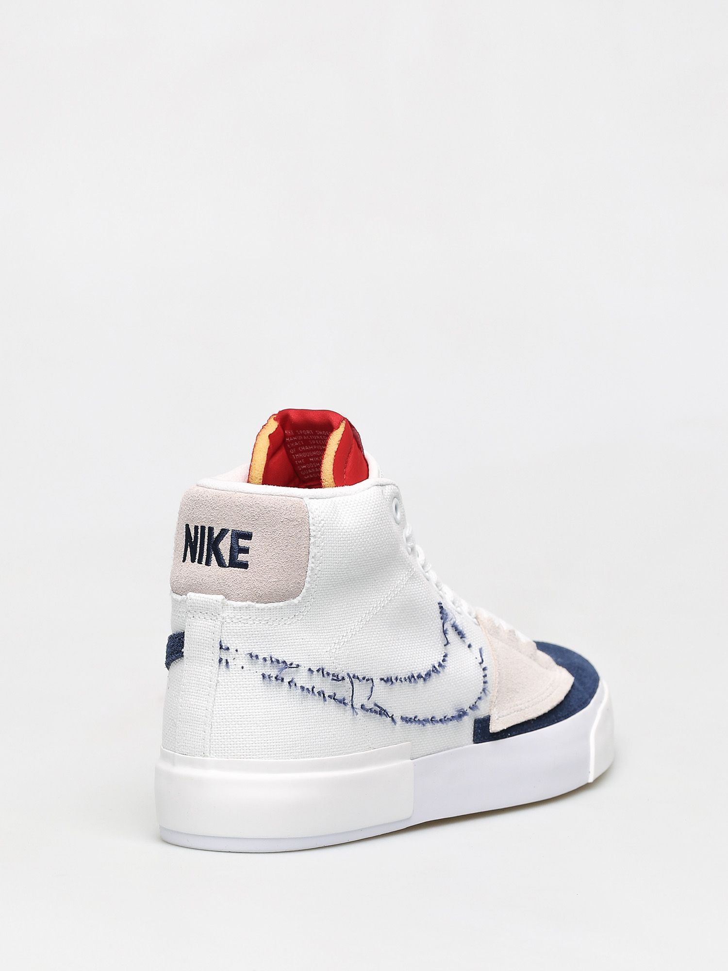 Nike SB Zoom Blazer Mid Edge Shoes (white/midnight navy university red)