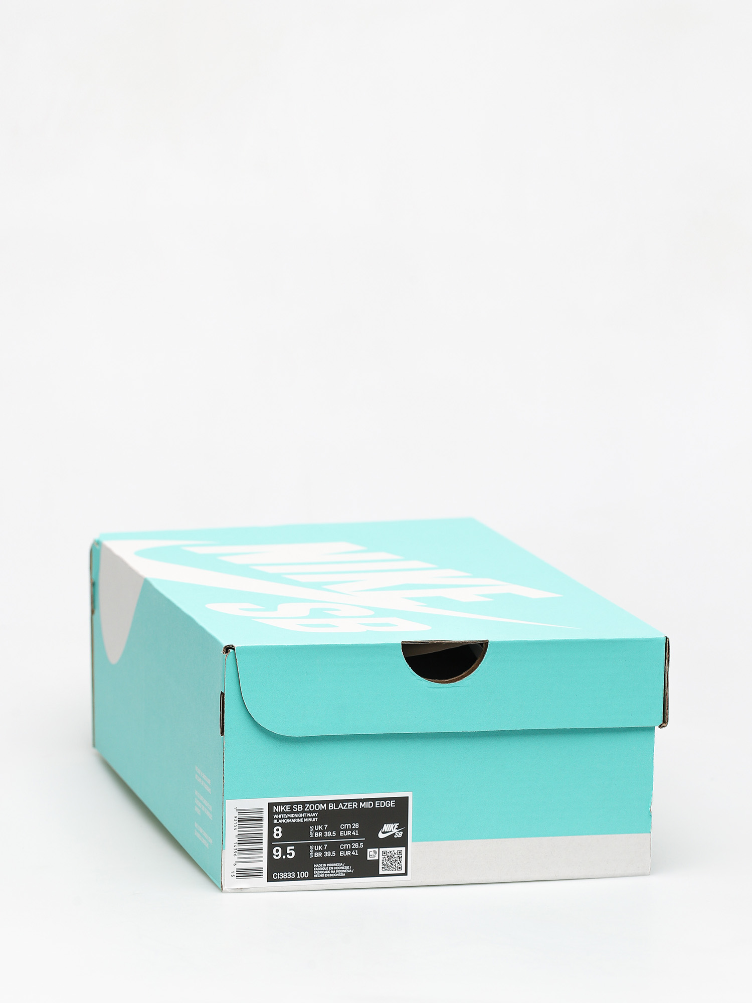 Nike SB Zoom Blazer Mid Edge Shoes (white/midnight navy university red)