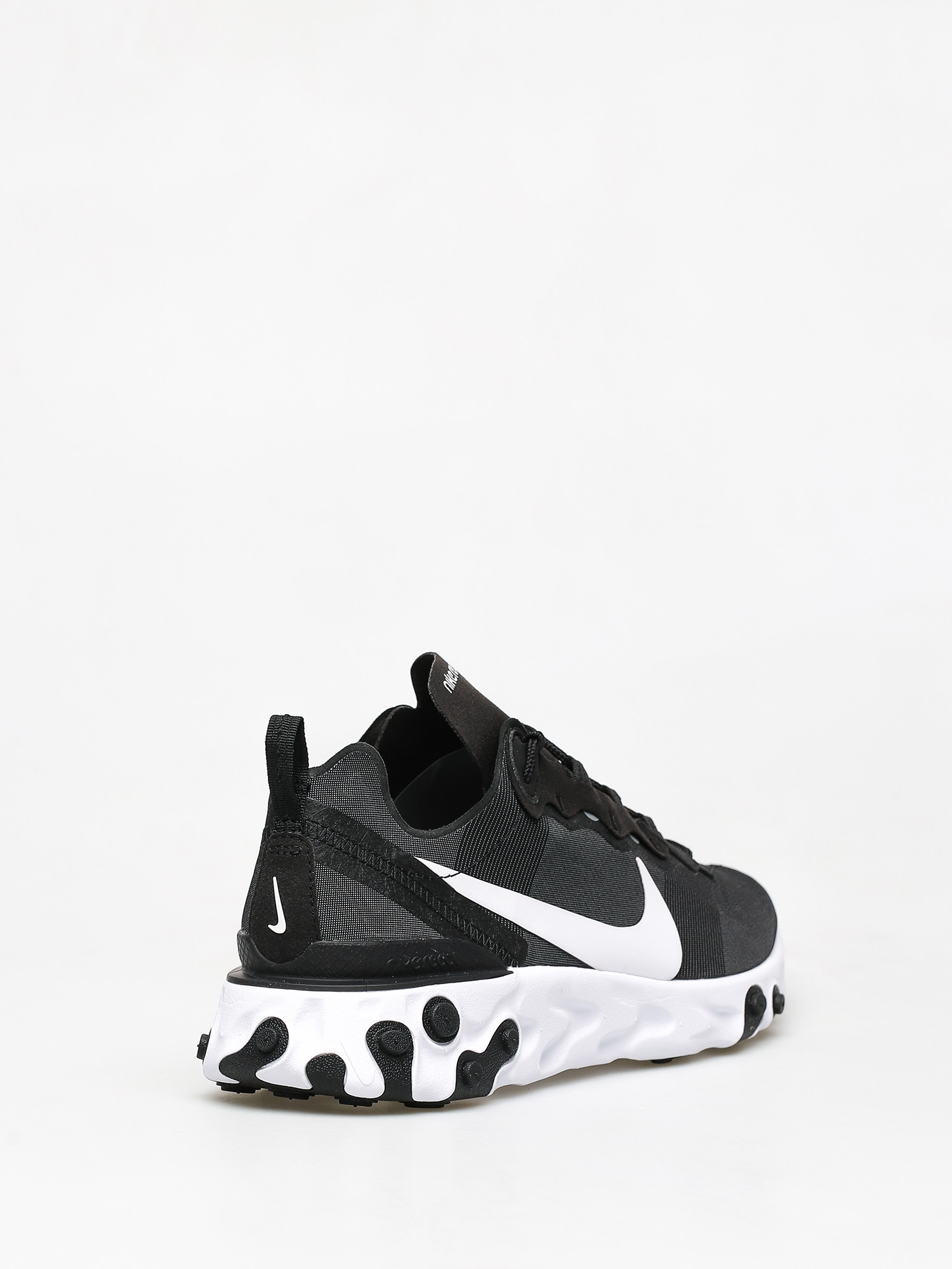 Nike React Element 55 Shoes (black/white)