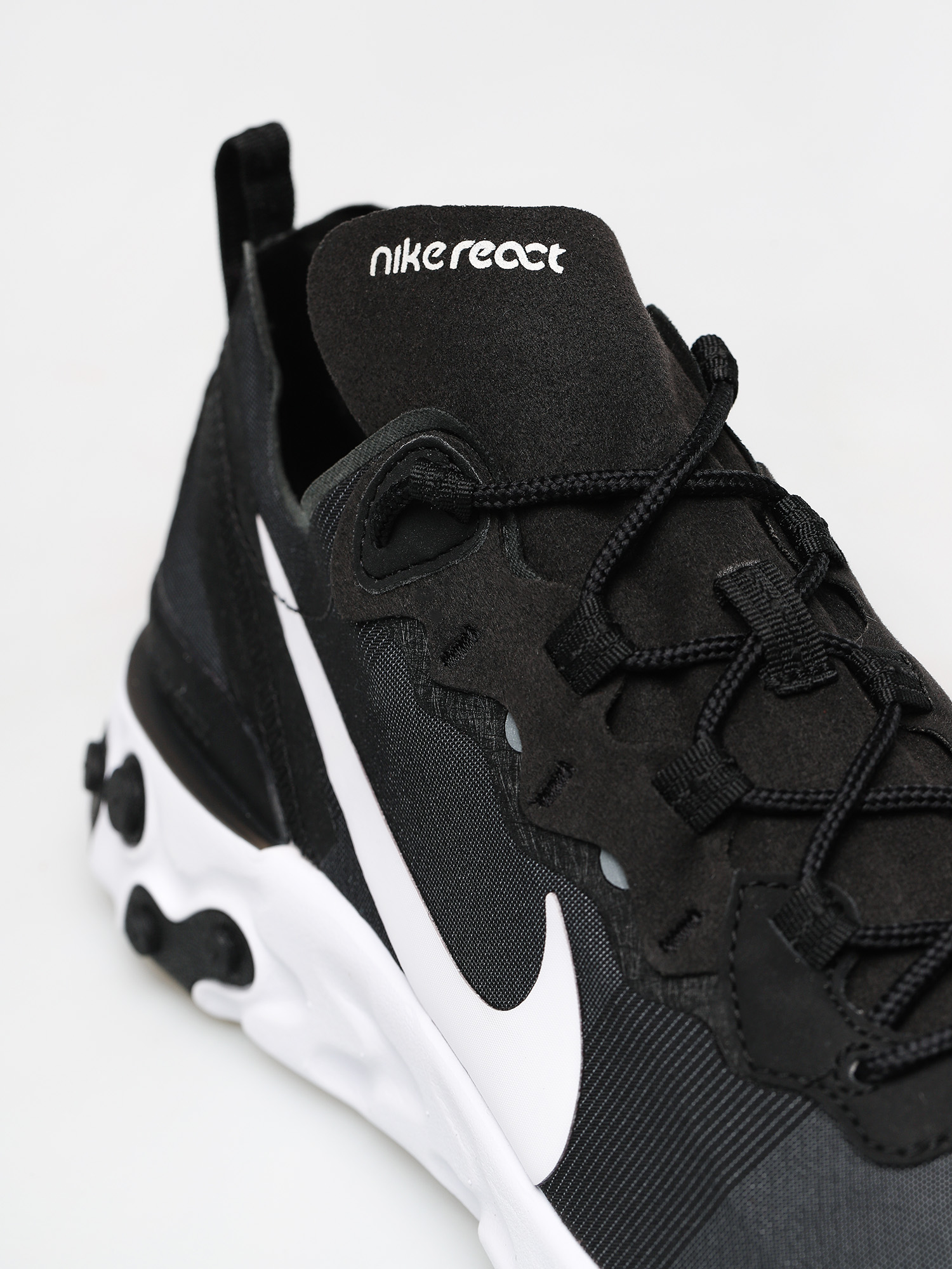 Nike React Element 55 Shoes (black/white)