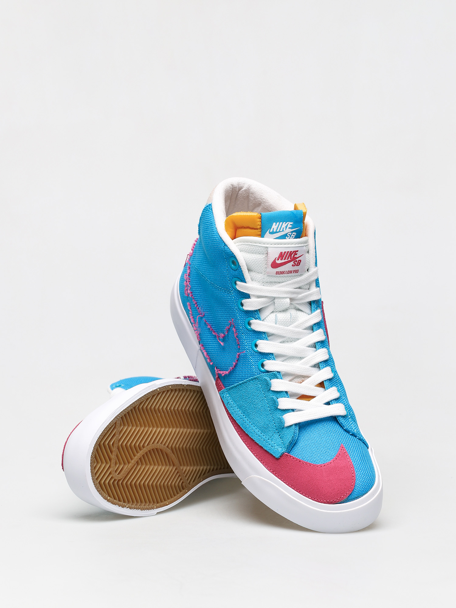 Nike SB Zoom Blazer Mid Edge Schuhe (laser blue/watermelon university gold)