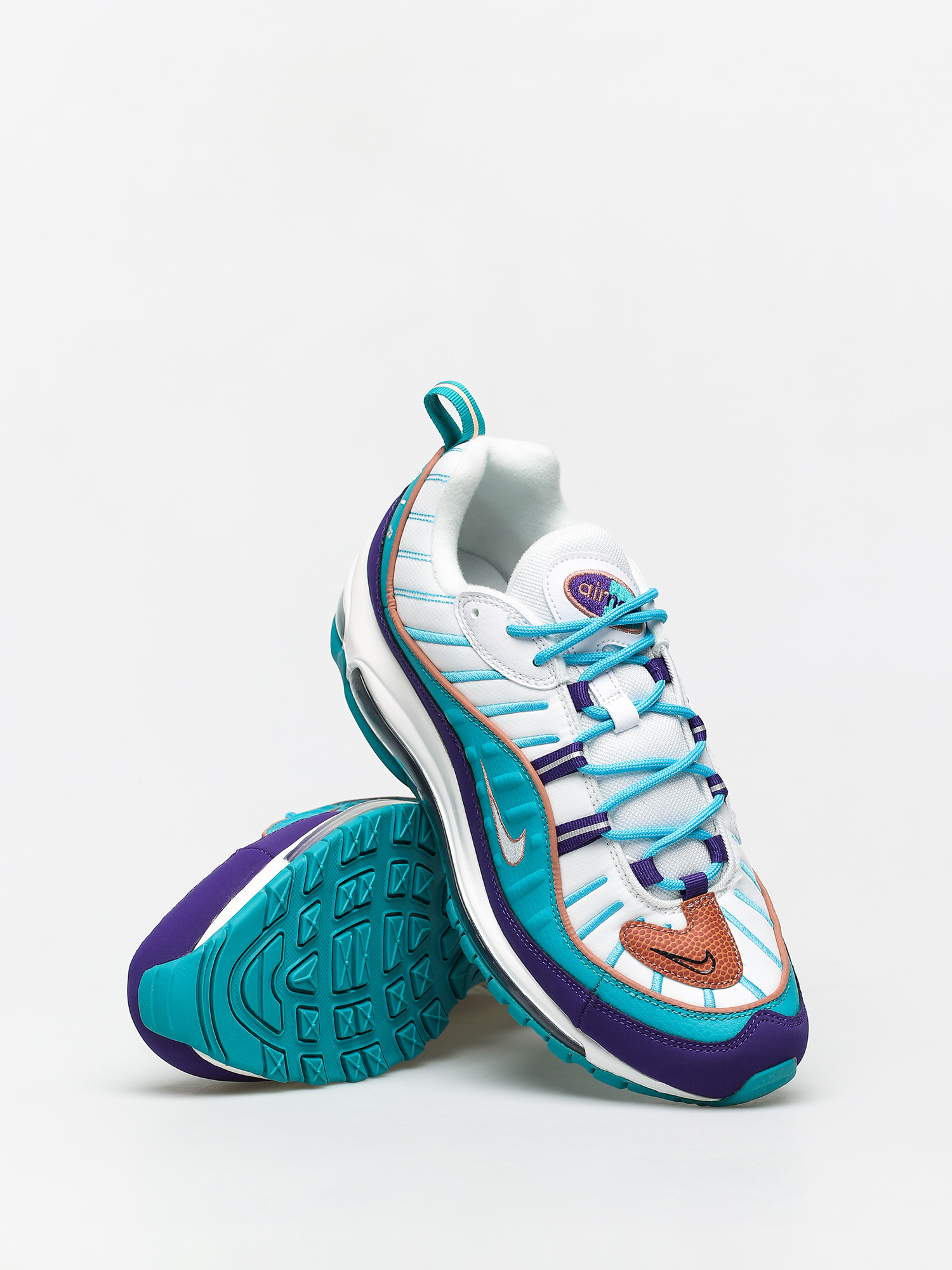 Nike Air Max 98 Shoes (court purple/terra blush spirit teal)
