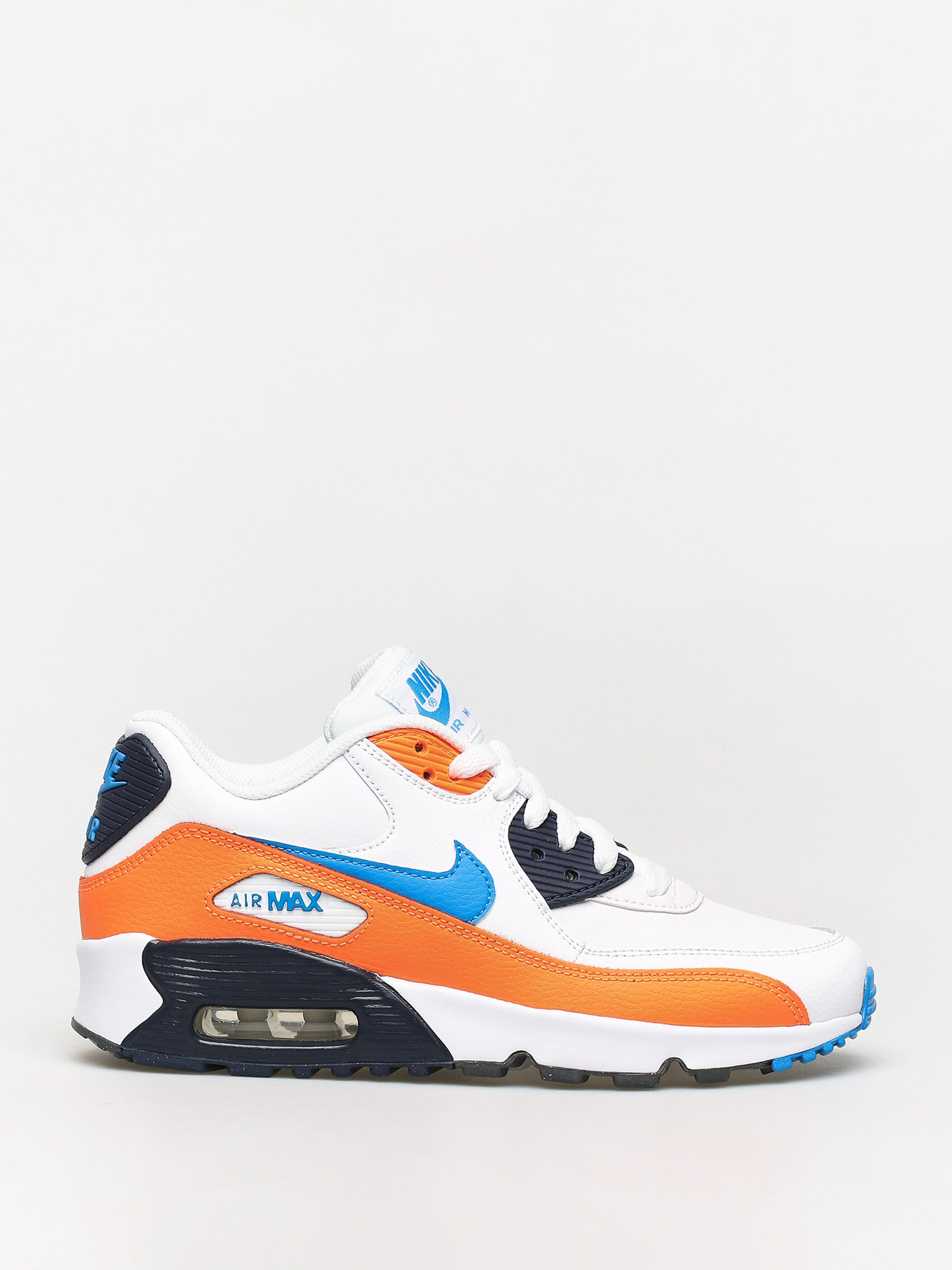 Nike Air Max 90 Ltr Gs Shoes white (white/photo blue total orange)