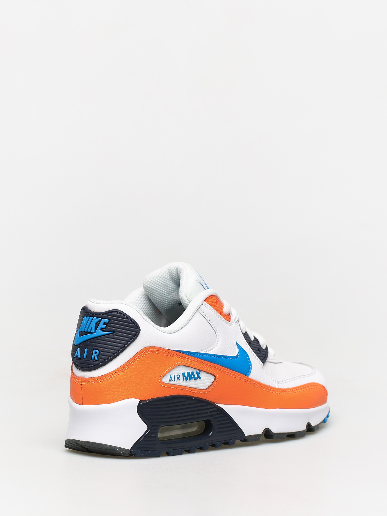 Nike Air Max 90 Ltr Gs Shoes (white/photo blue total orange)