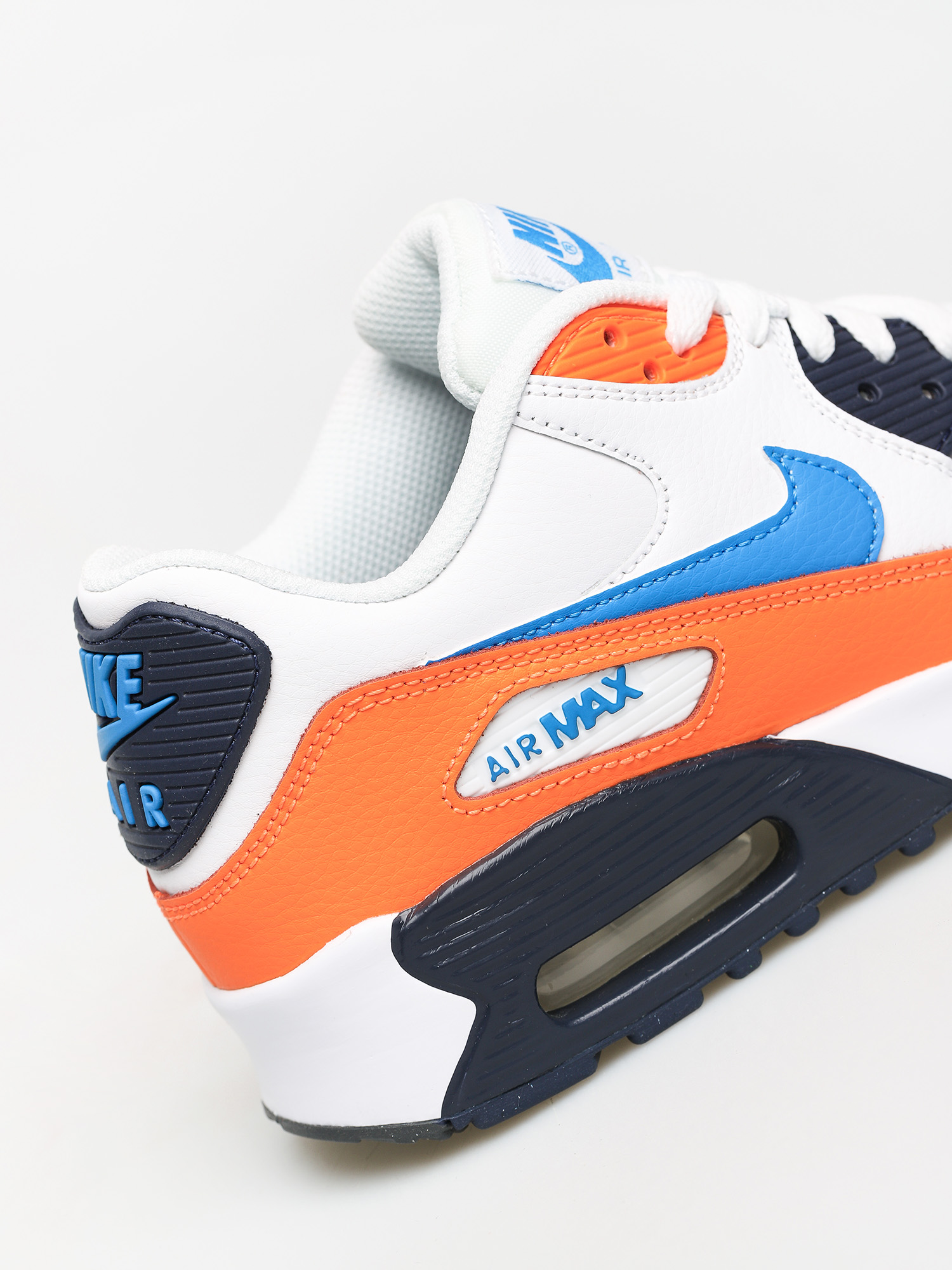 Nike Air Max 90 Ltr Gs Shoes (white/photo blue total orange)