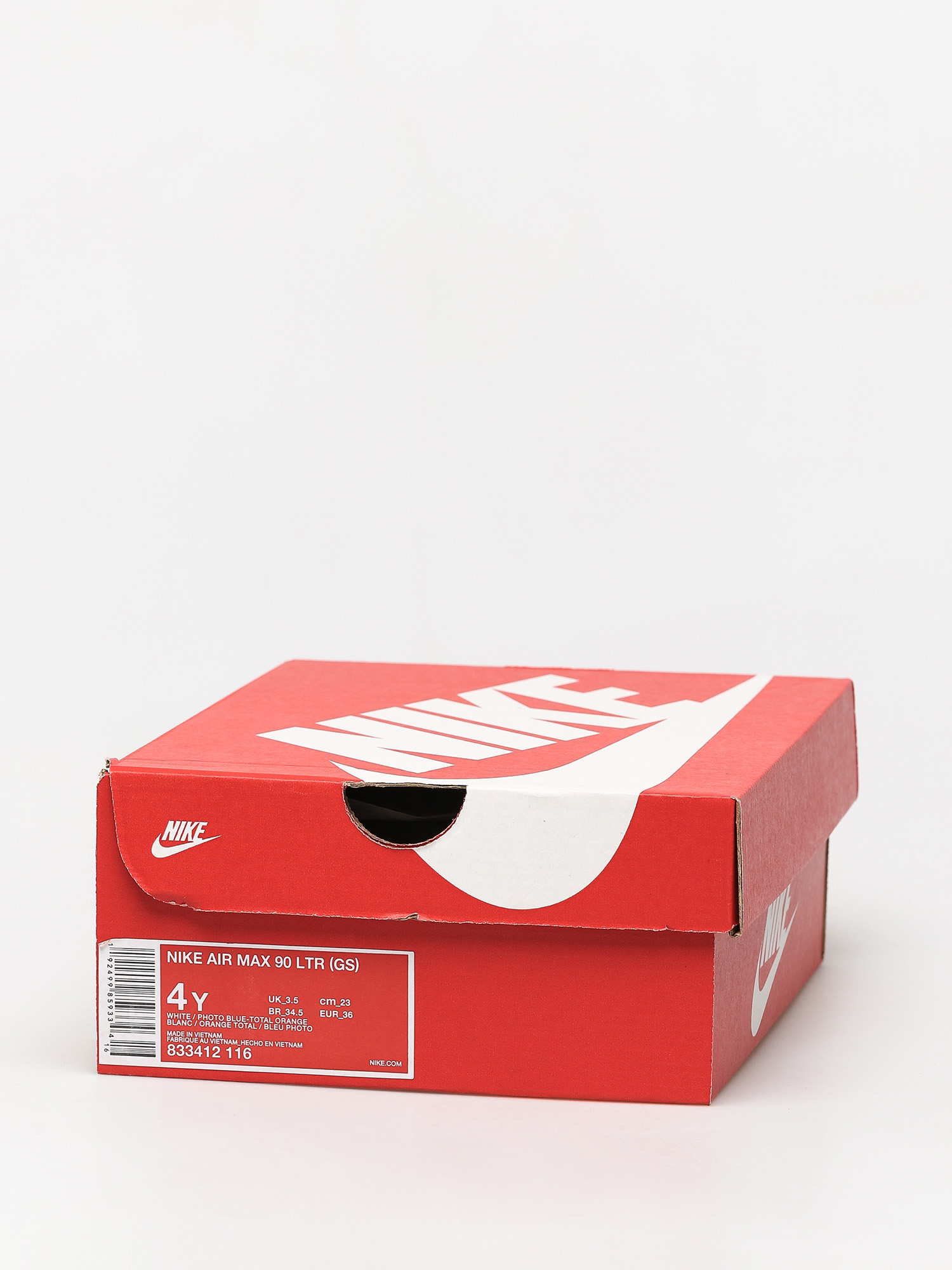 Nike Air Max 90 Ltr Gs Shoes (white/photo blue total orange)