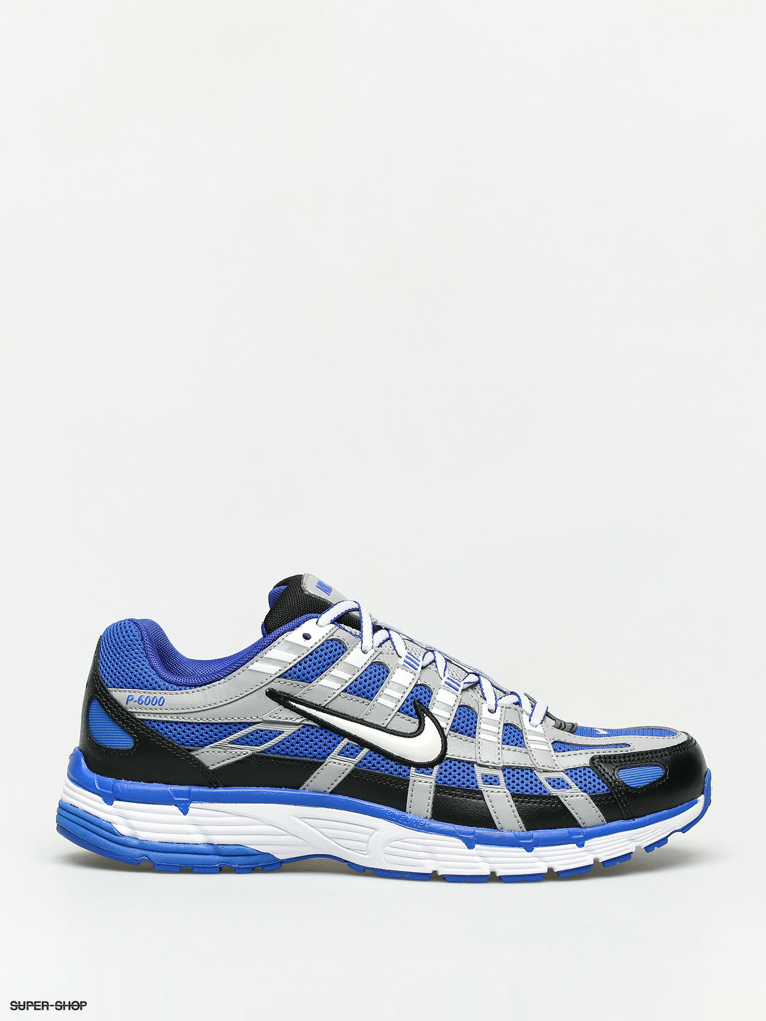 Nike P 6000 Shoes racer blue white black flt silver