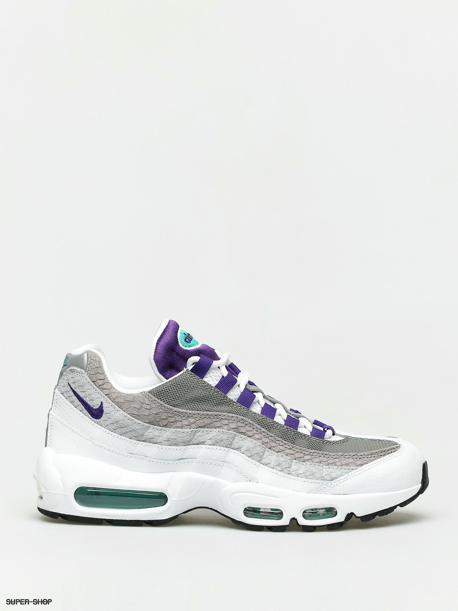 green and purple air max 95
