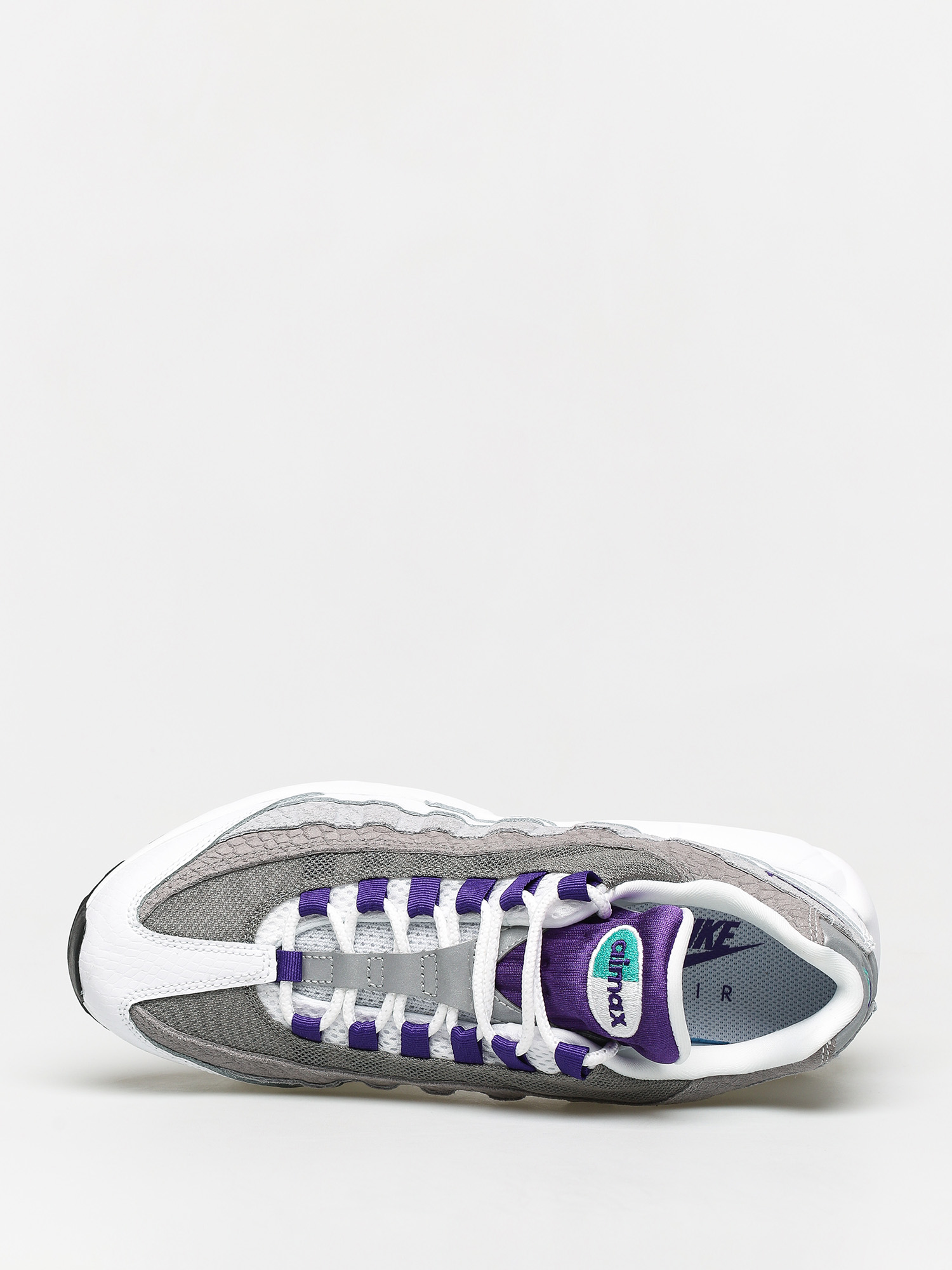 Nike Air Max 95 Lv8 Shoes (white/court purple emerald green)