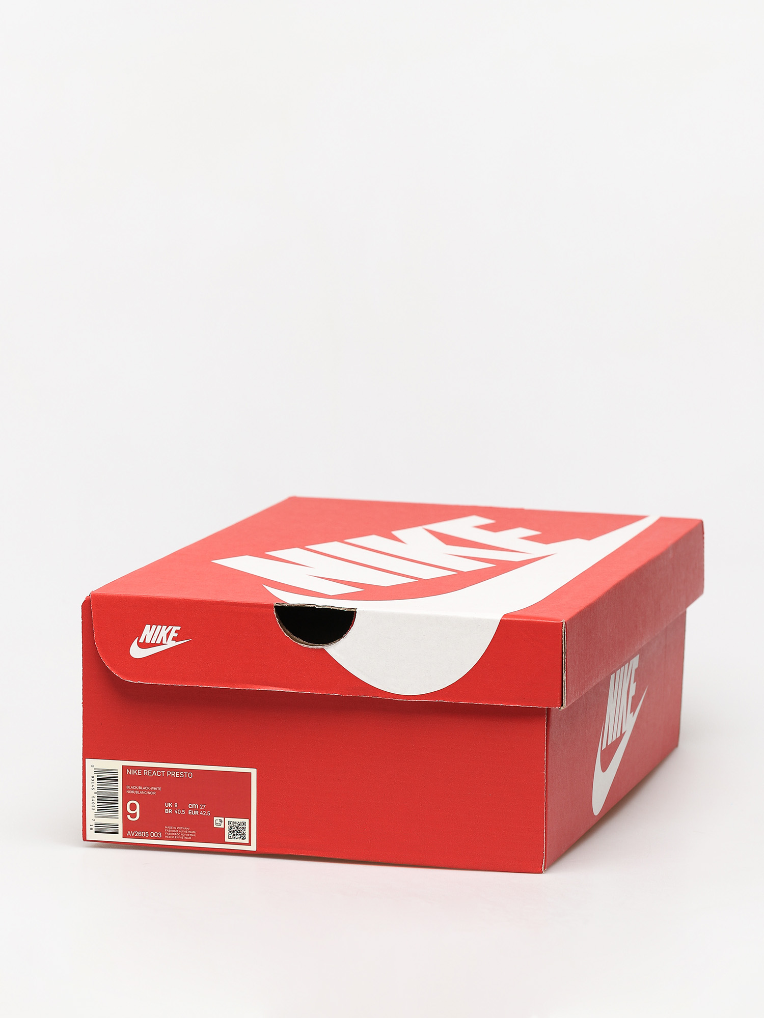 Nike React Presto Shoes (black/black white)