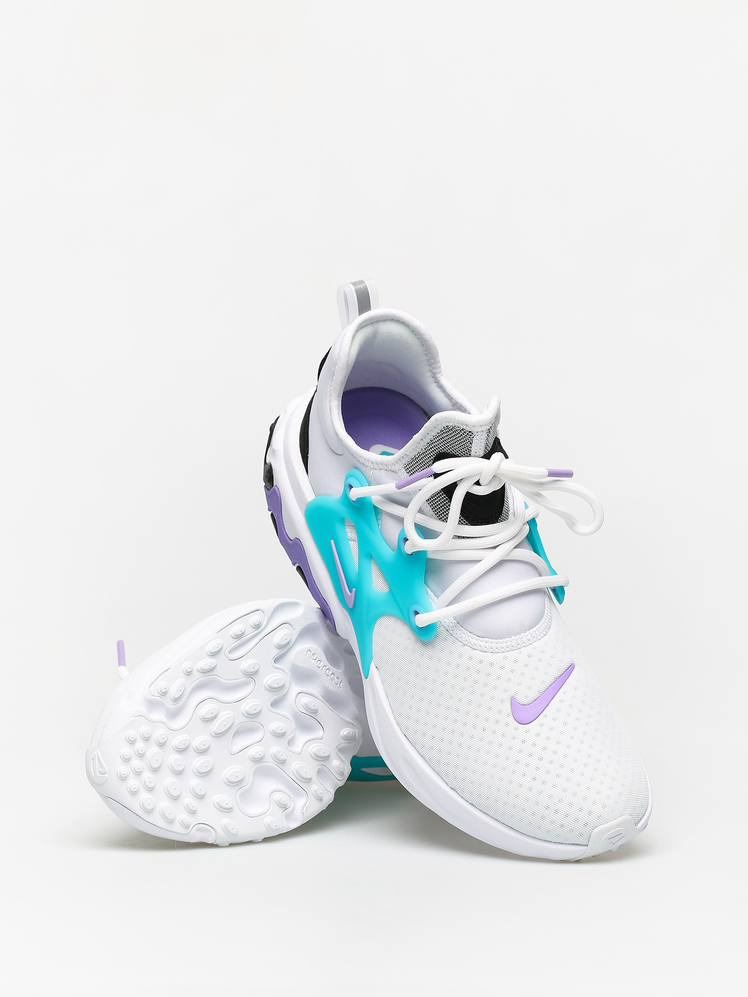 Nike React Presto Schuhe (white/night maroon black atomic violet)