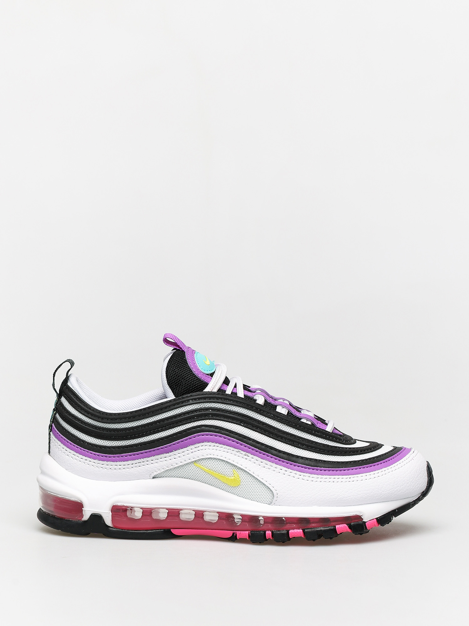 Nike Air Max 97 Schuhe Wmn Mehrfarbig white dynamic yellow bright violet