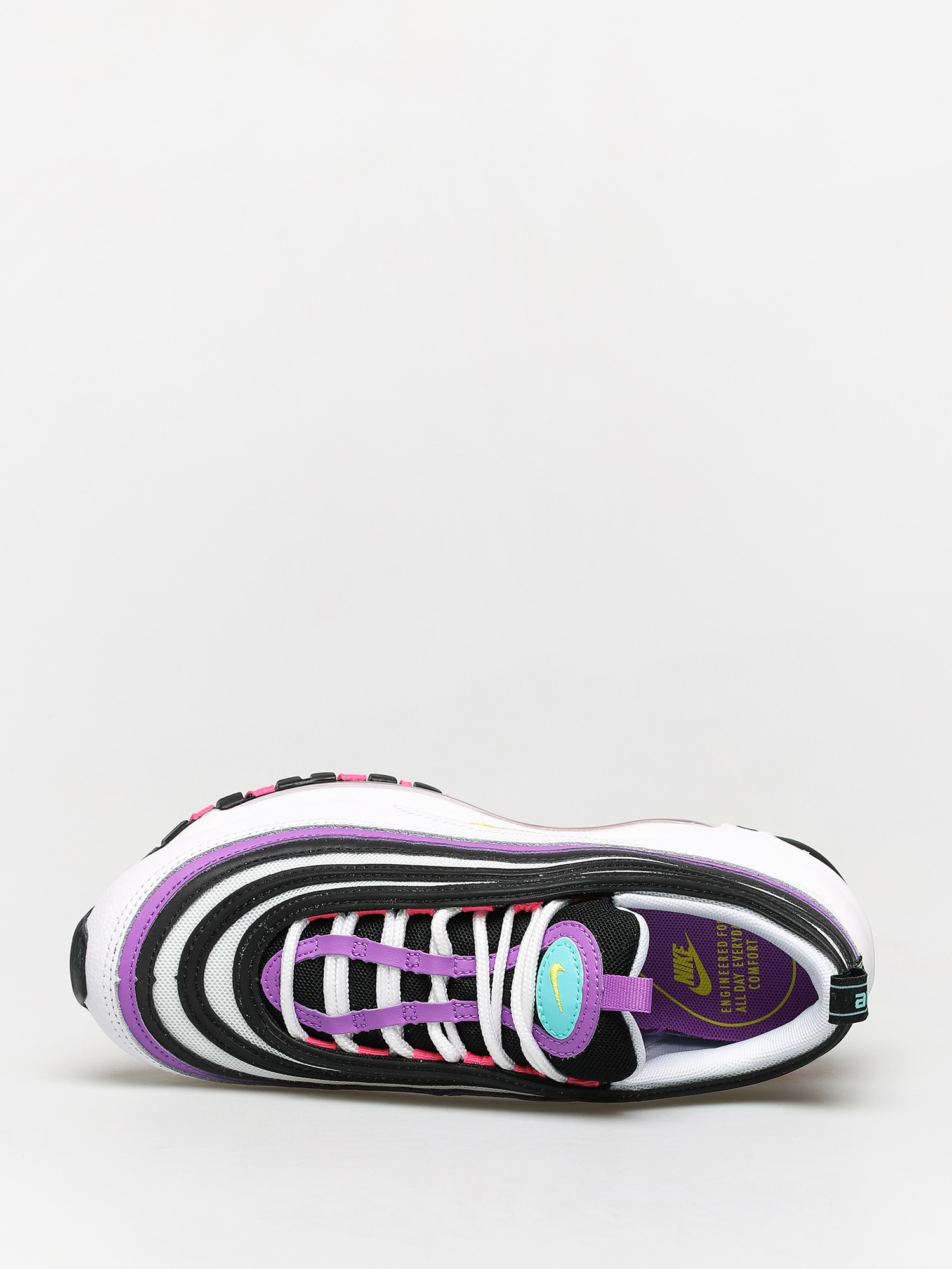 Nike Air Max 97 Schuhe Wmn Mehrfarbig white dynamic yellow bright violet