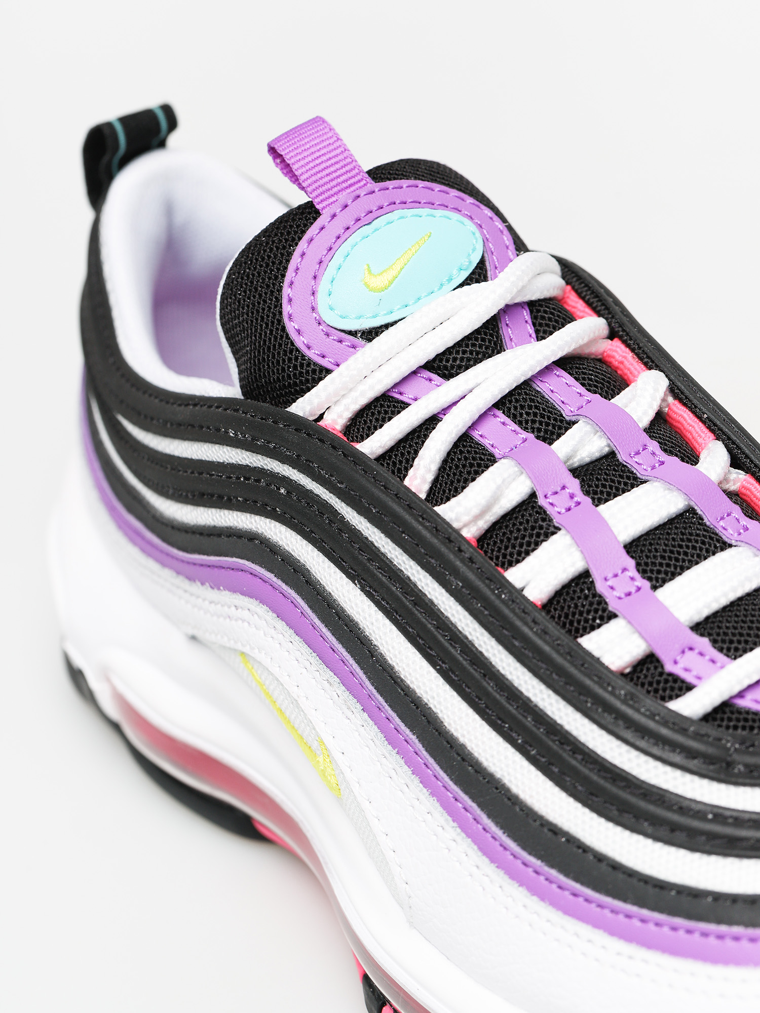 Nike Air Max 97 Schuhe Wmn (white/dynamic yellow bright violet)