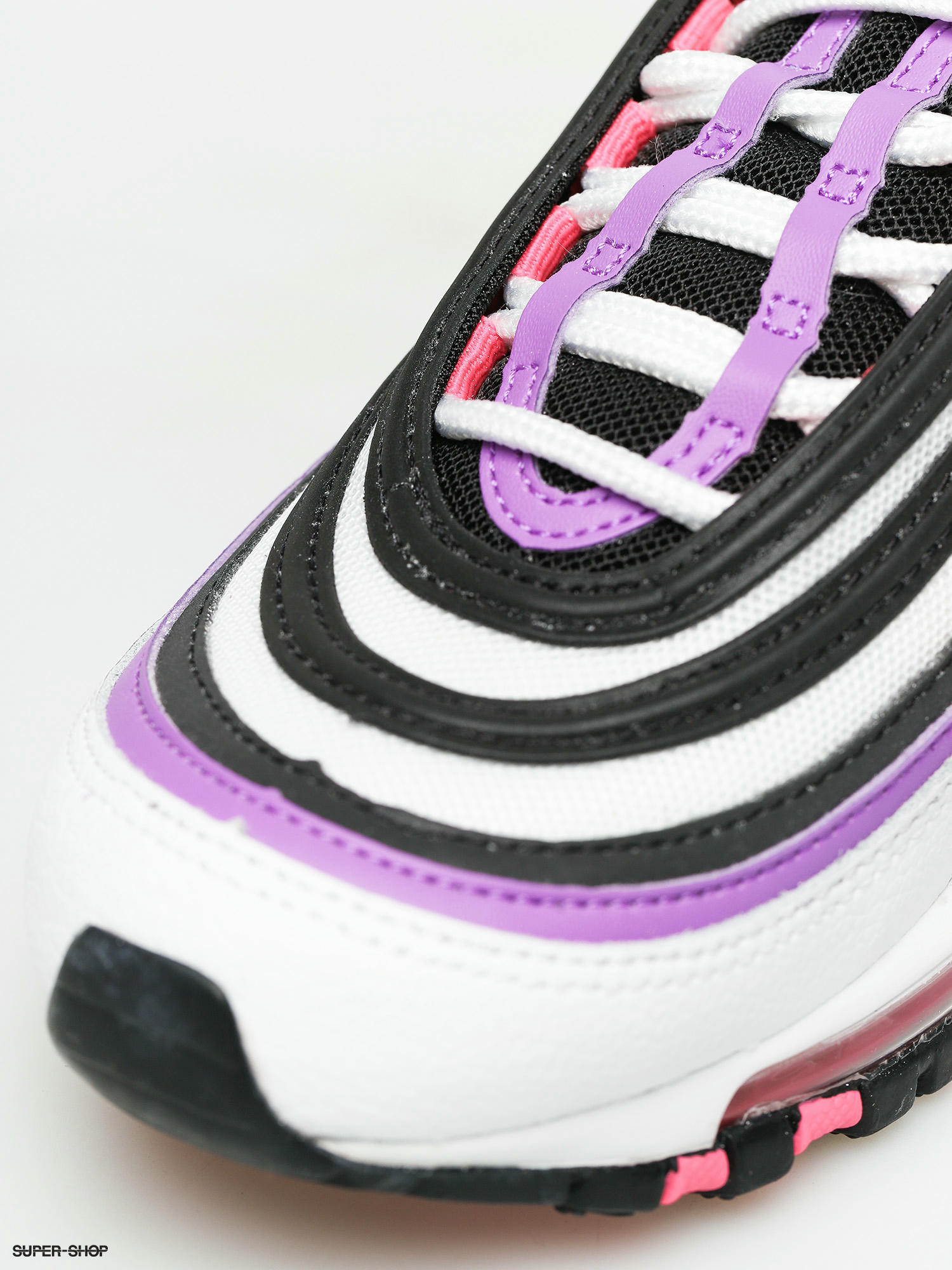 Nike womens air max 97 trainer hotsell white / dynamic yellow / violet