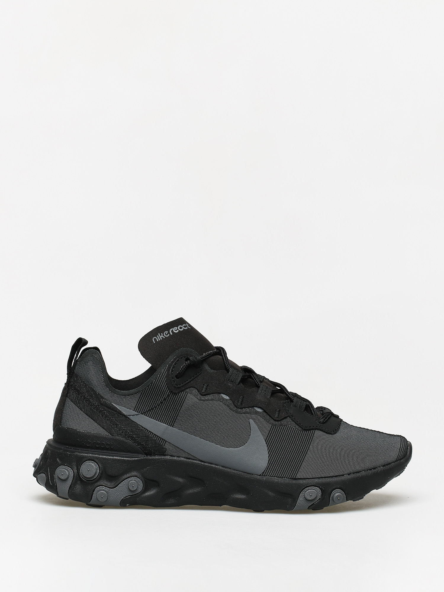 black and grey nike reacts