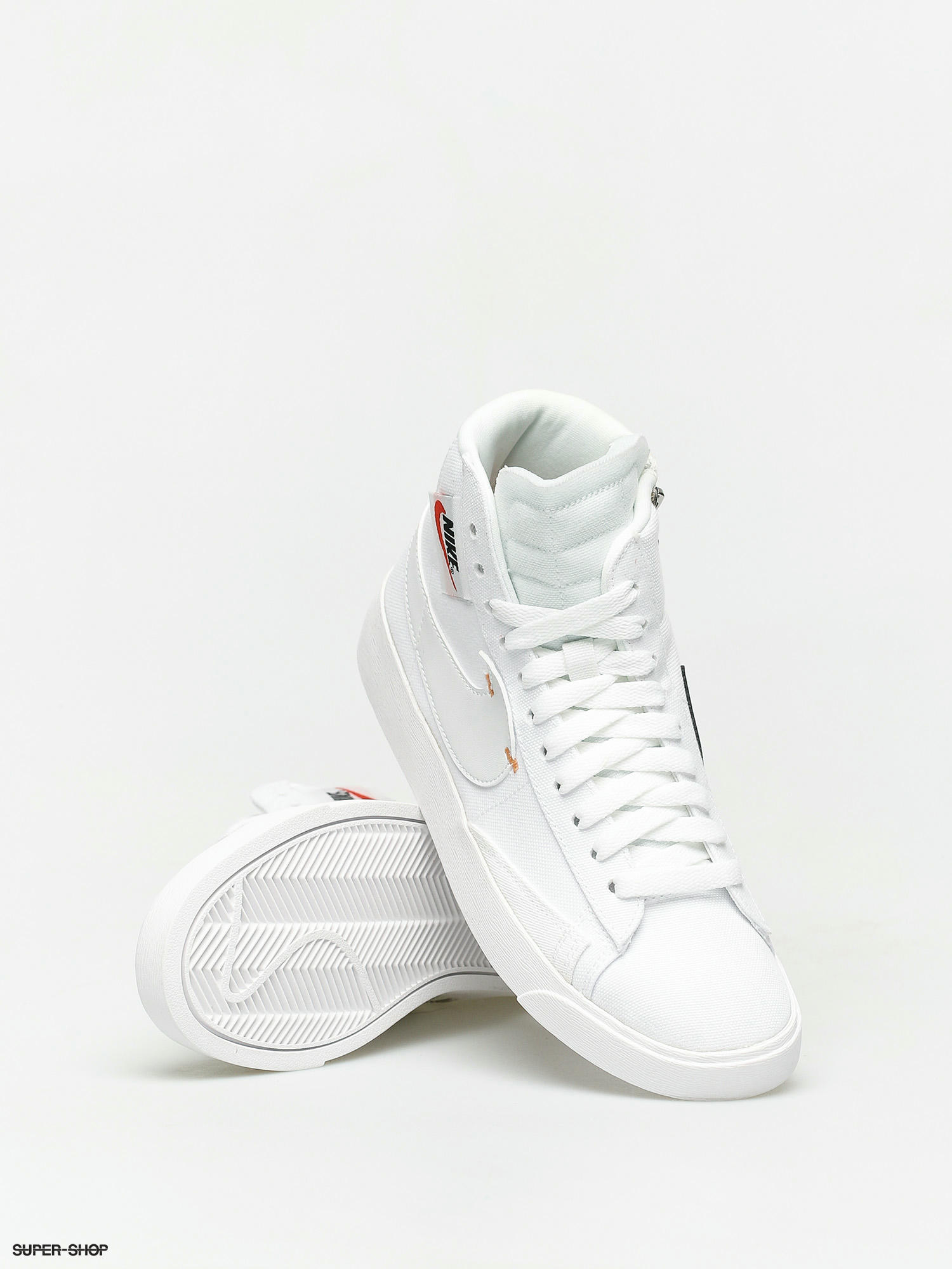 Blazer Mid Shoes Wmn (white/platinum tint summit white)