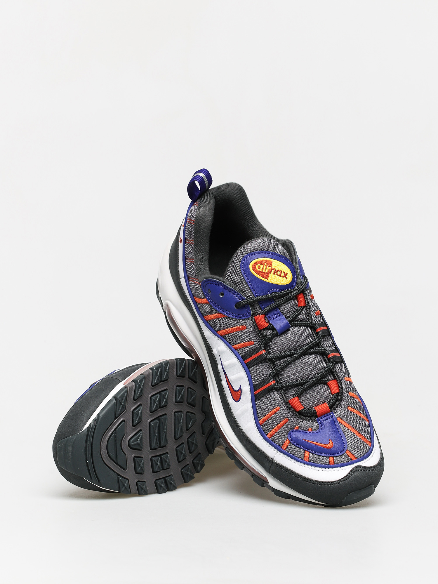 Nike Air Max 98 Shoes (gunsmoke/team orange laser orange white)