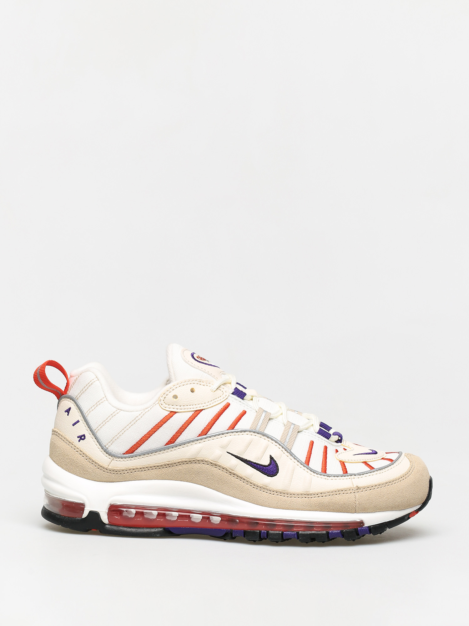 Nike Air Max 98 Shoes (sail/court purple light cream desert ore)