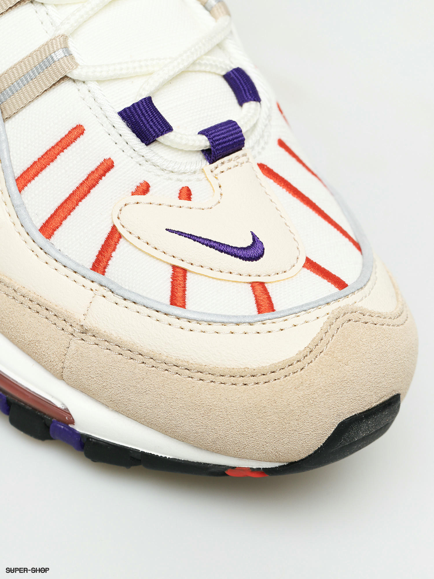 Nike air max 98 sail best sale court purple light cream desert ore