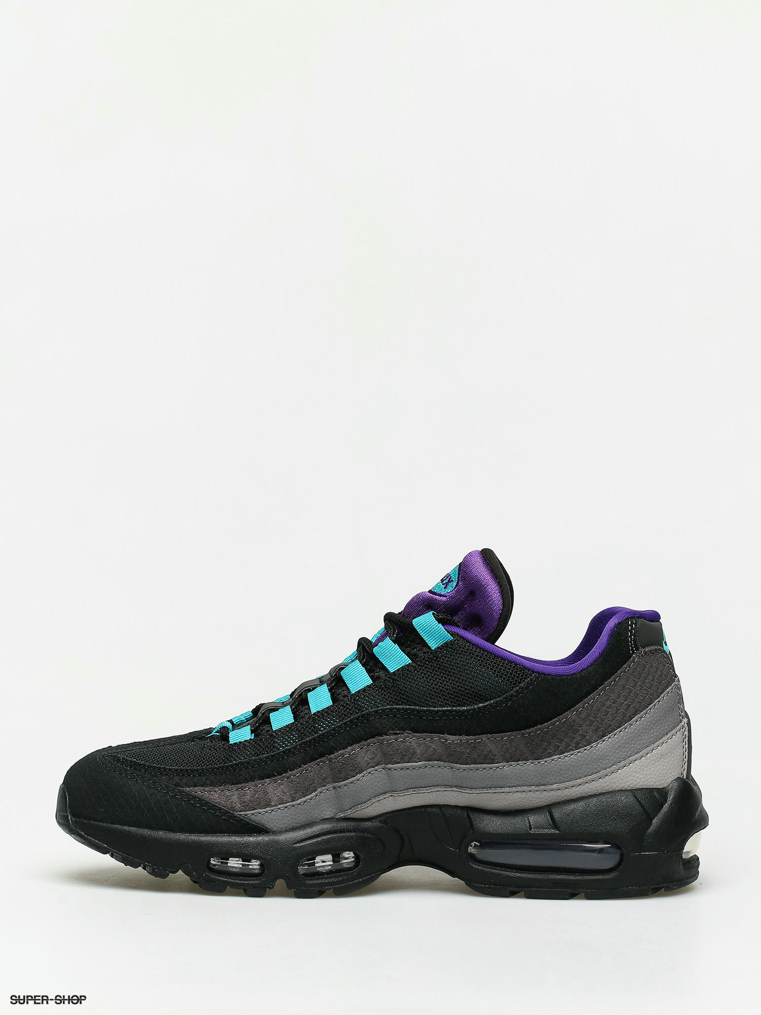 Nike Shoes Air Max 95 Lv8 (black/court purple teal nebula)