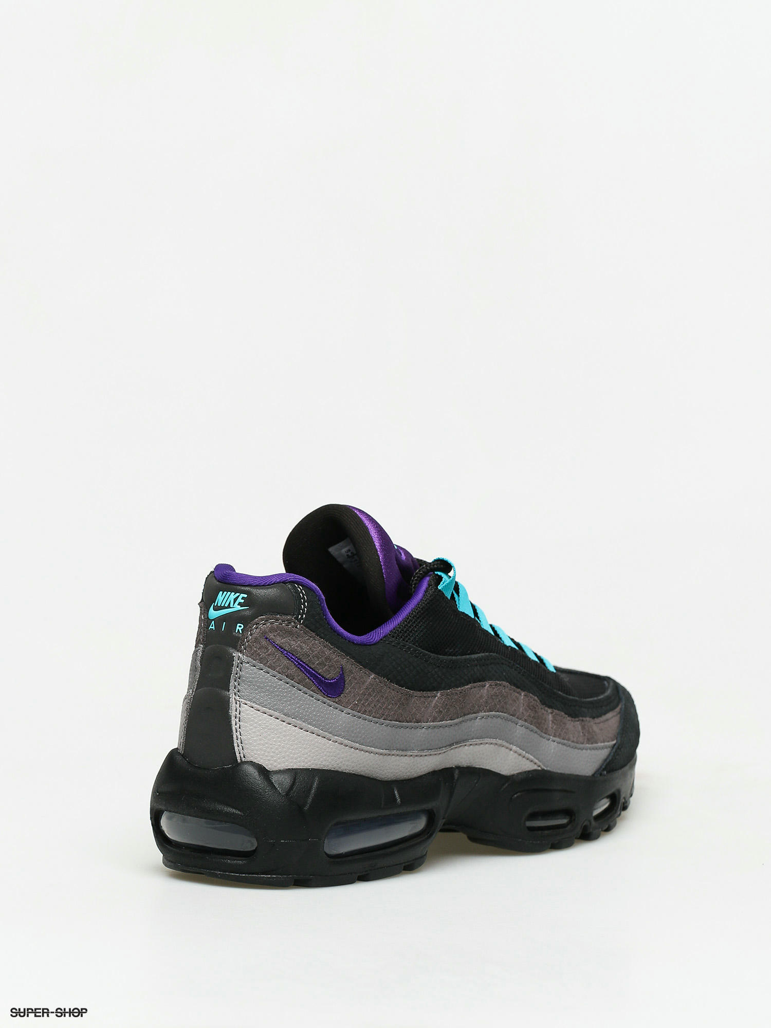 Nike Shoes Air Max 95 Lv8 (black/court purple teal nebula)
