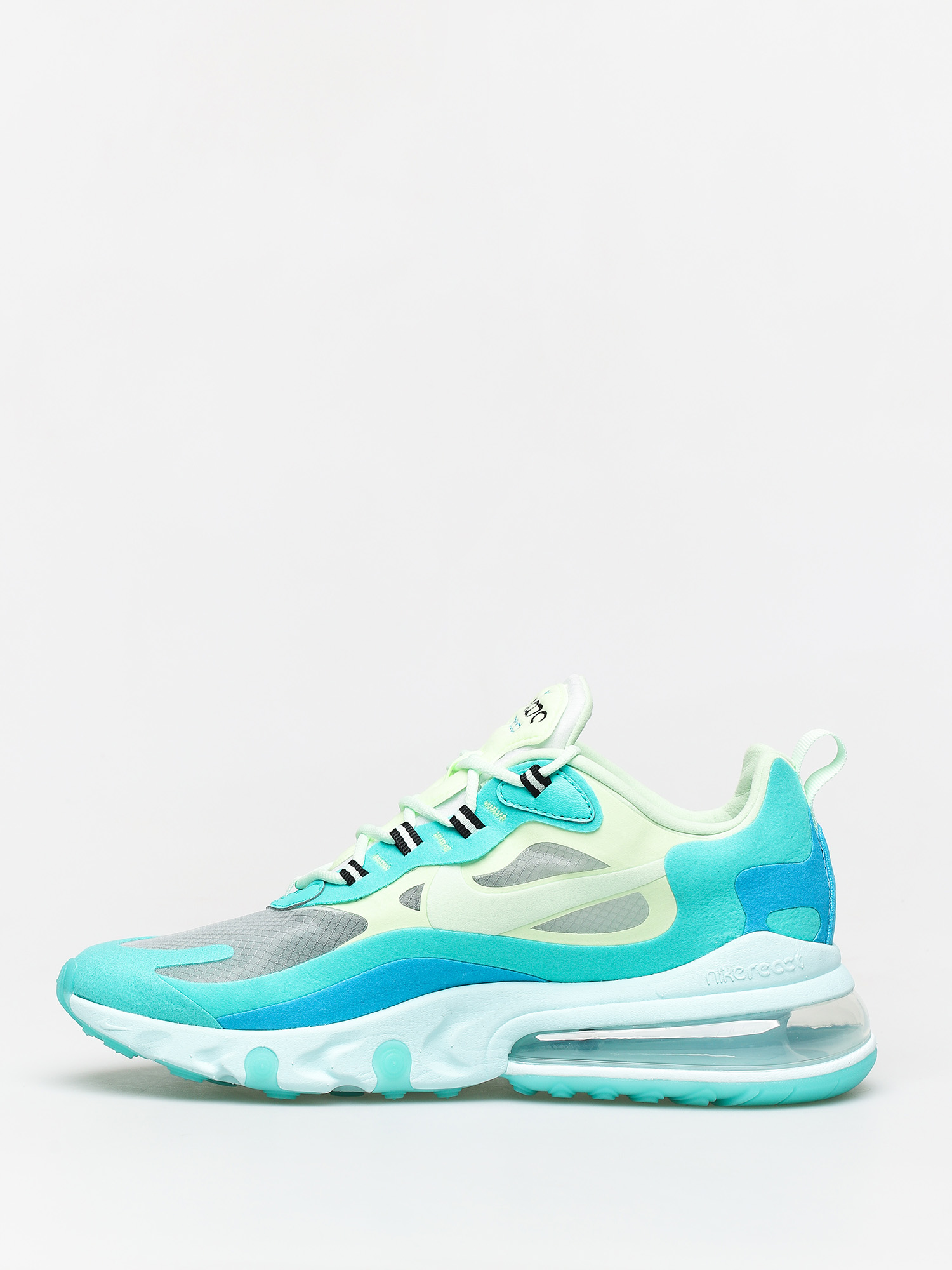 Nike Air Max 270 React Shoes (hyper jade/frosted spruce barely volt)