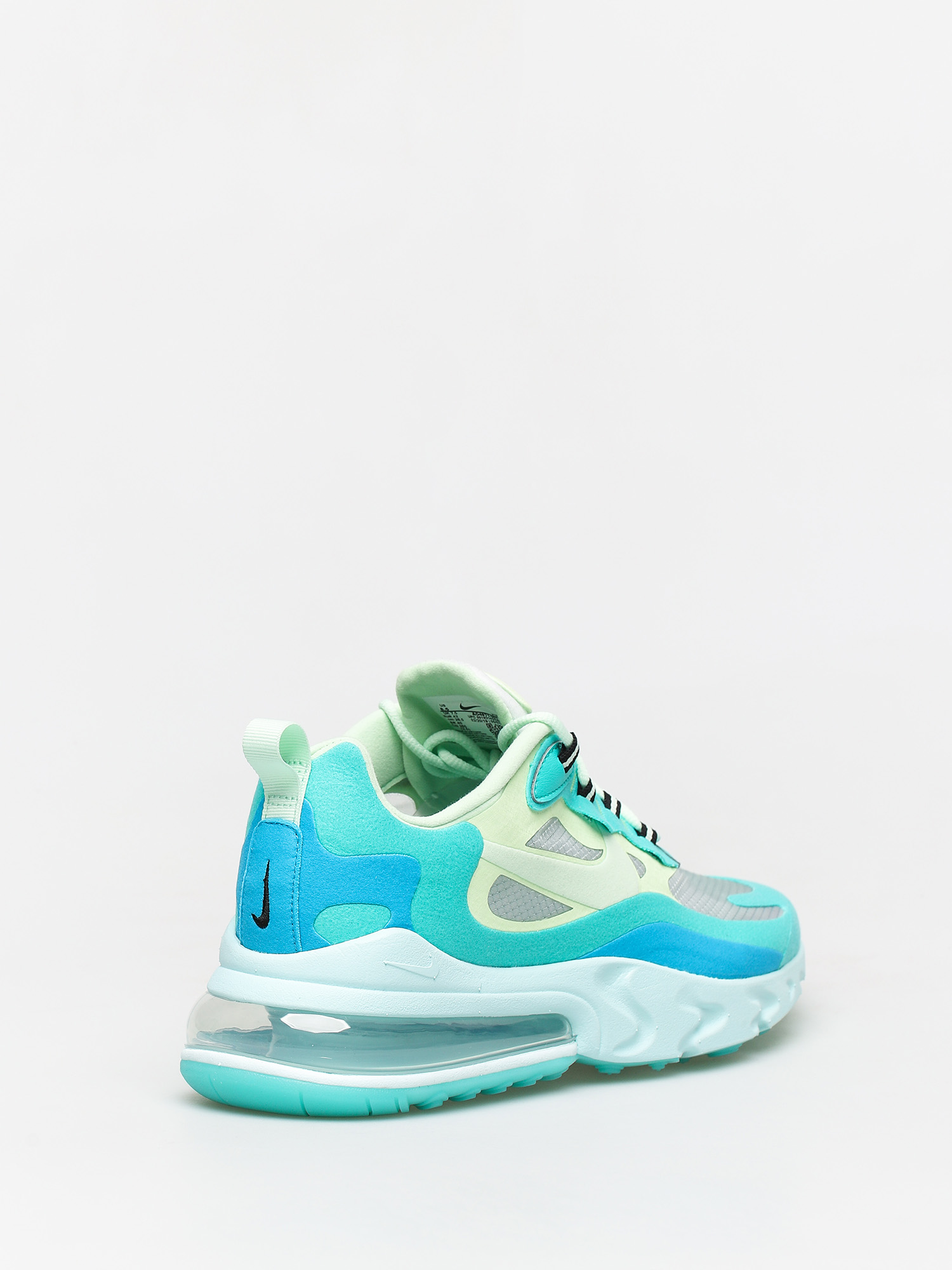 Nike Air Max 270 React Shoes multicolor hyper jade frosted spruce barely volt