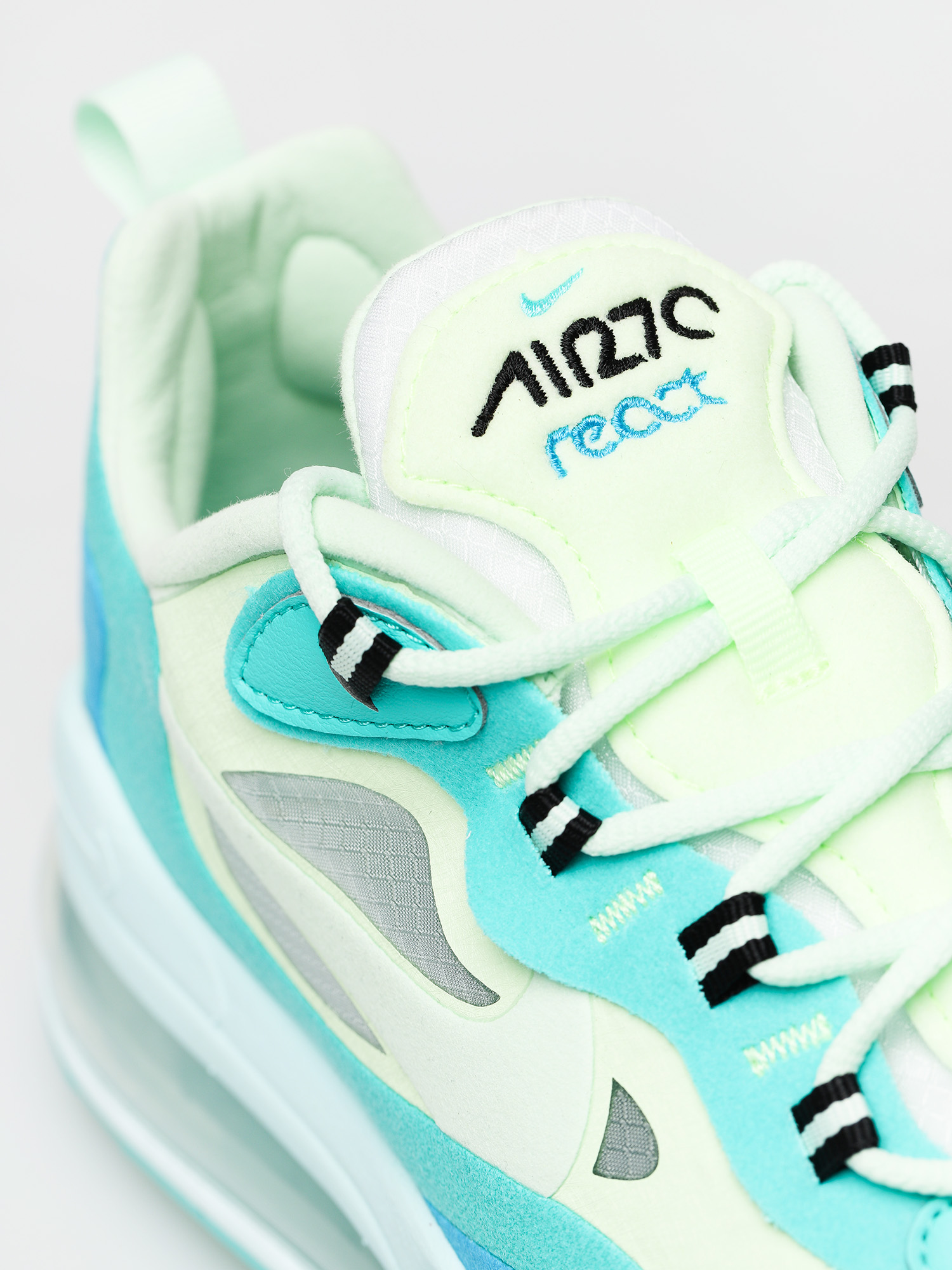 Nike Air Max 270 React Shoes (hyper jade/frosted spruce barely volt)