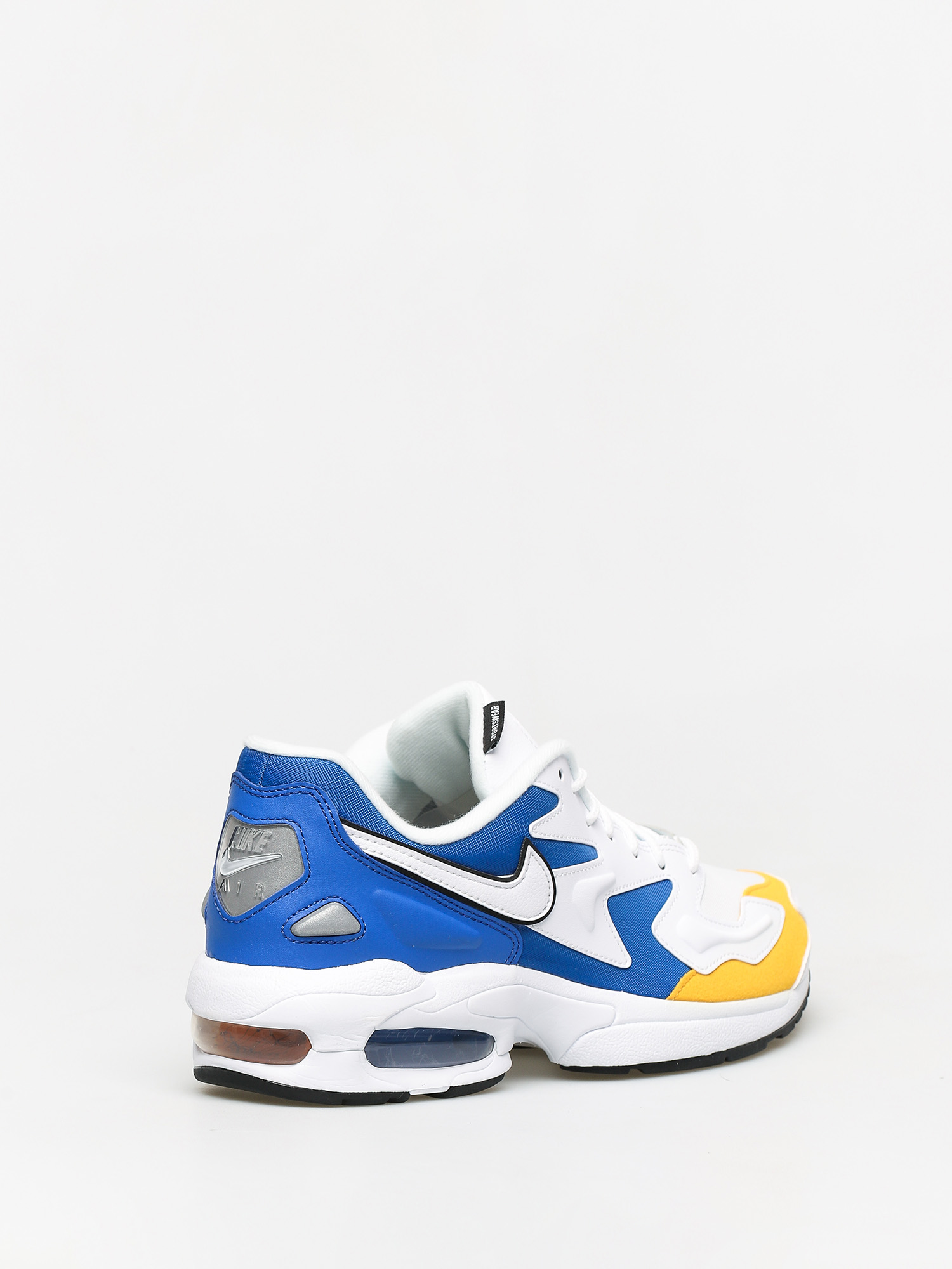 nike air max2 light white black red & green