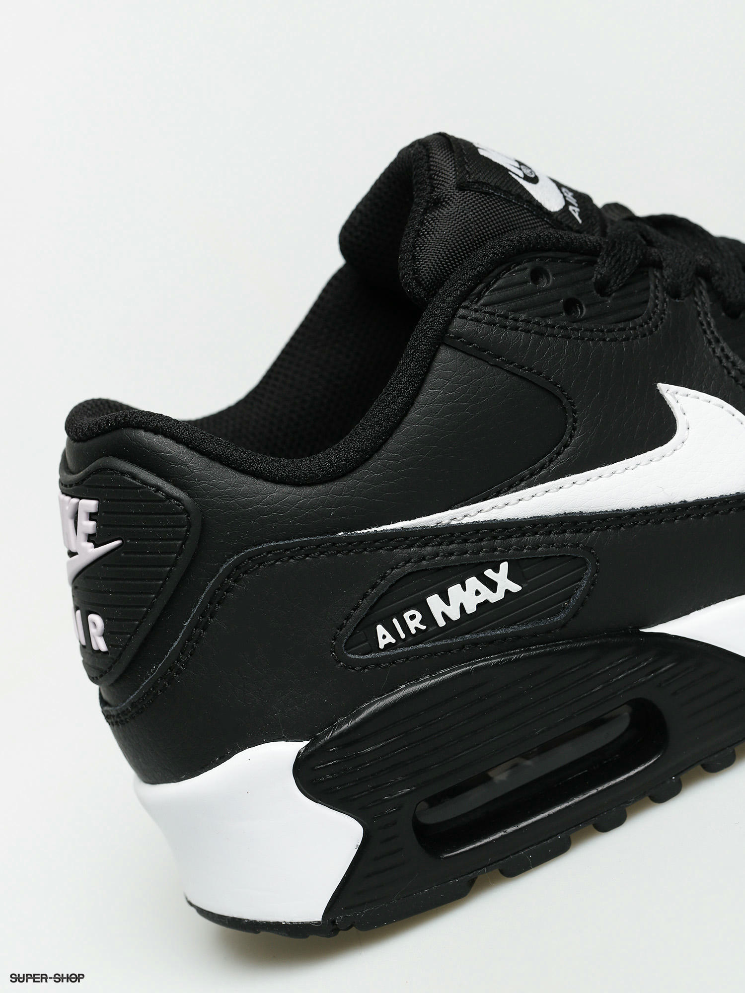 carne de vaca elección aeronave Nike Air Max 90 Ltr Gs Schuhe (black/white anthracite)
