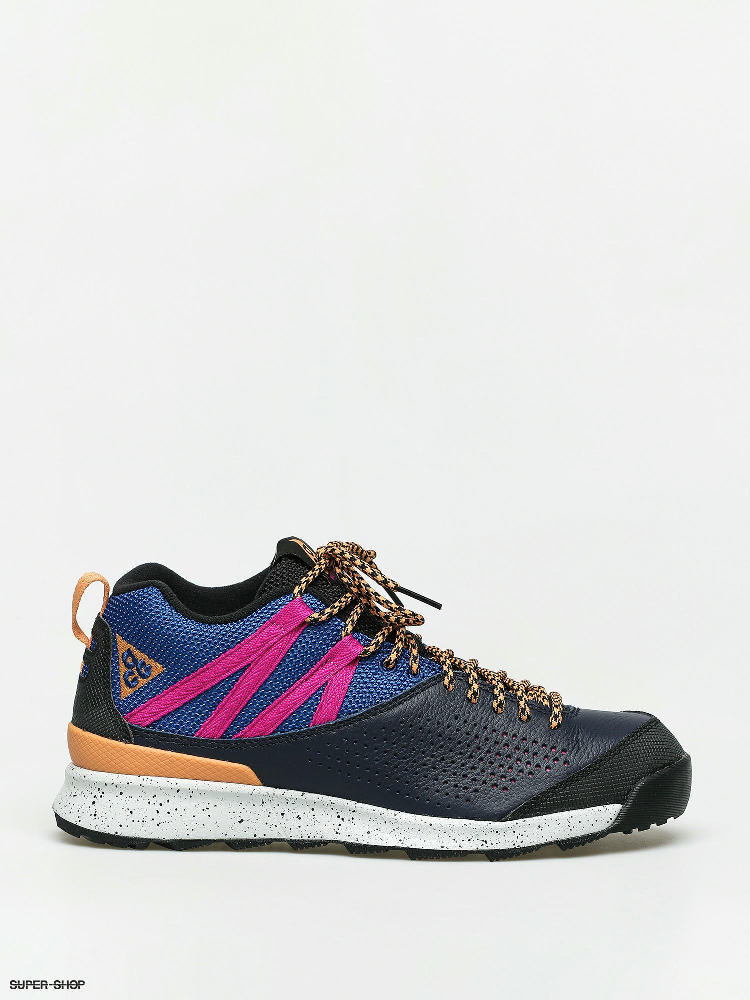 Nike Okwahn II ACG Shoes (obsidian/fuel orange indigo force)