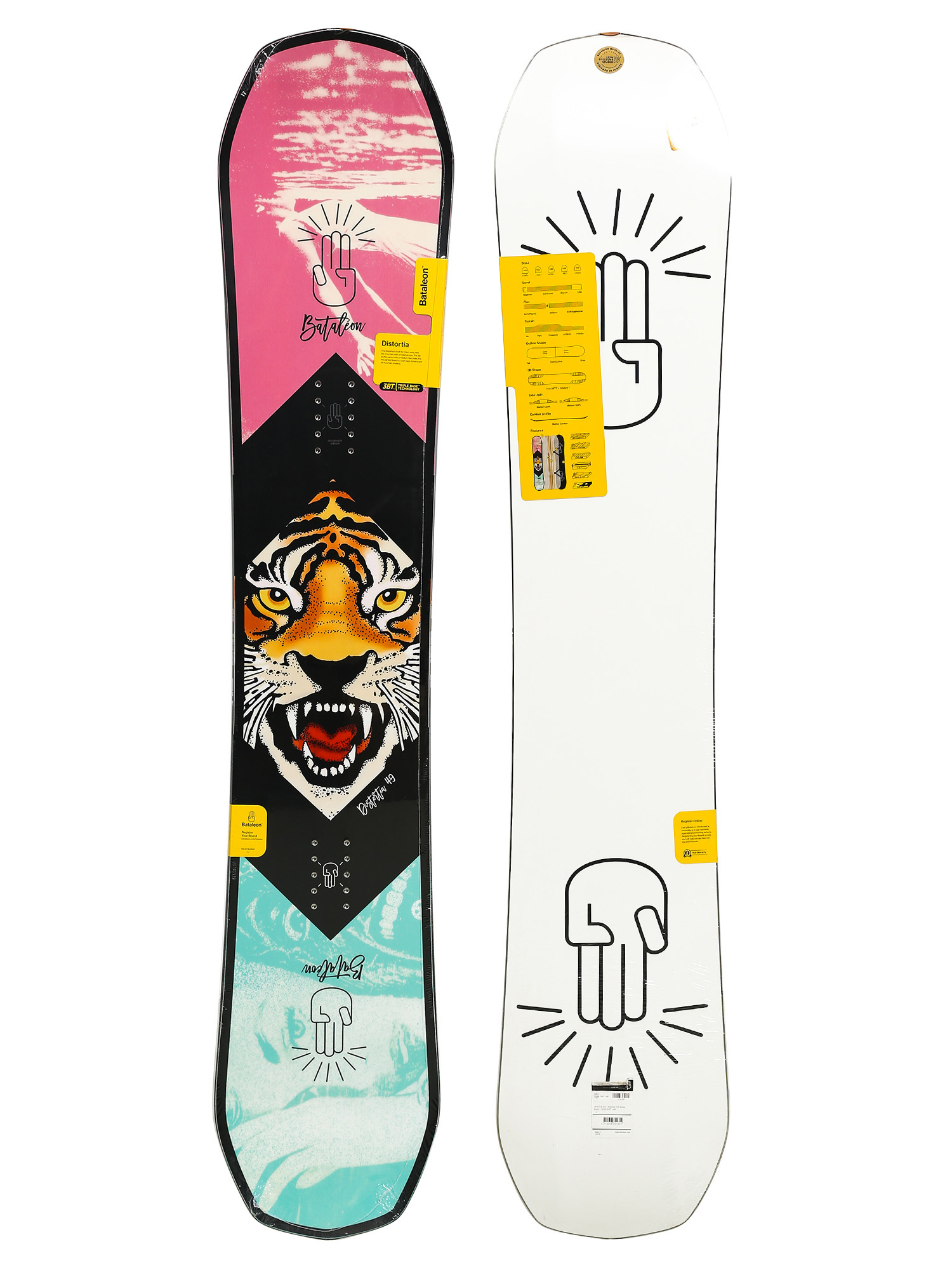 Womens Bataleon Distortia Snowboard (white/black)