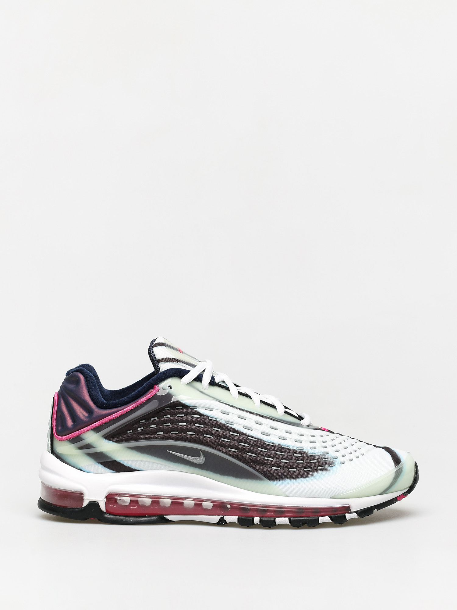 Nike Air Max Deluxe Schuhe WeiB enamel green metallic silver obsidian