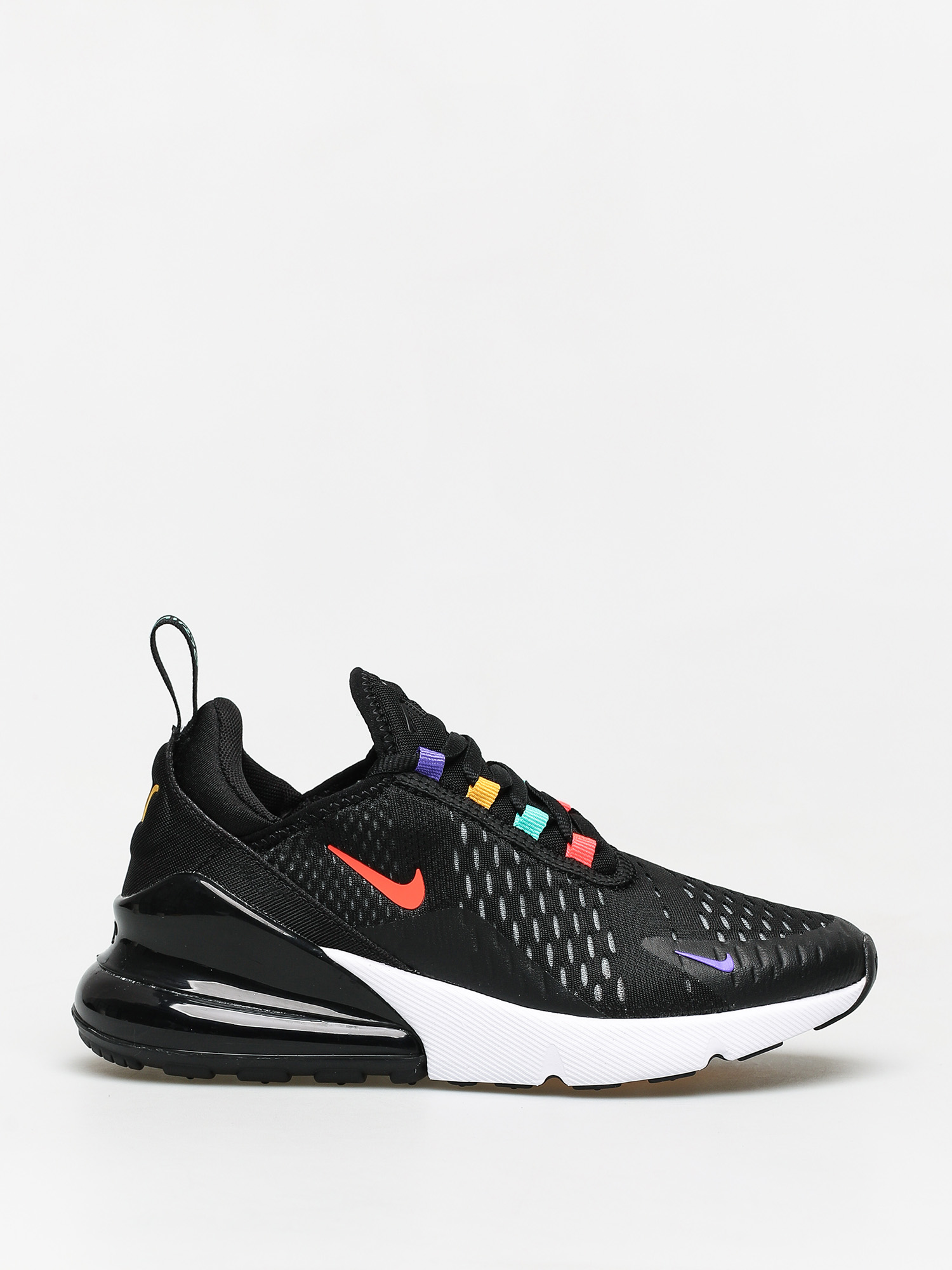 Nike Air Max 270 Shoes Wmn (black/flash crimson university gold)
