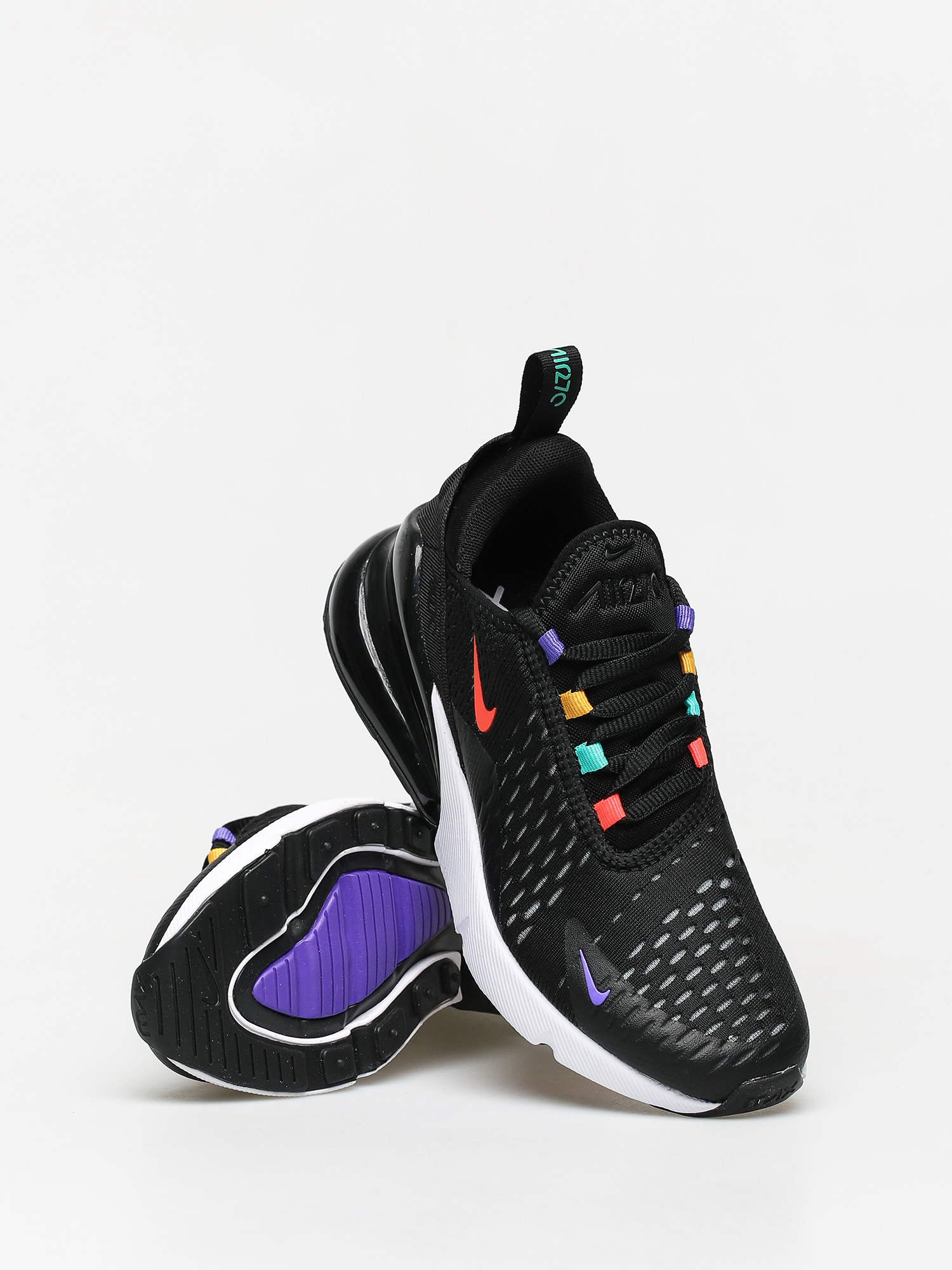 Nike Air Max 270 Shoes Wmn (black/flash crimson university gold)