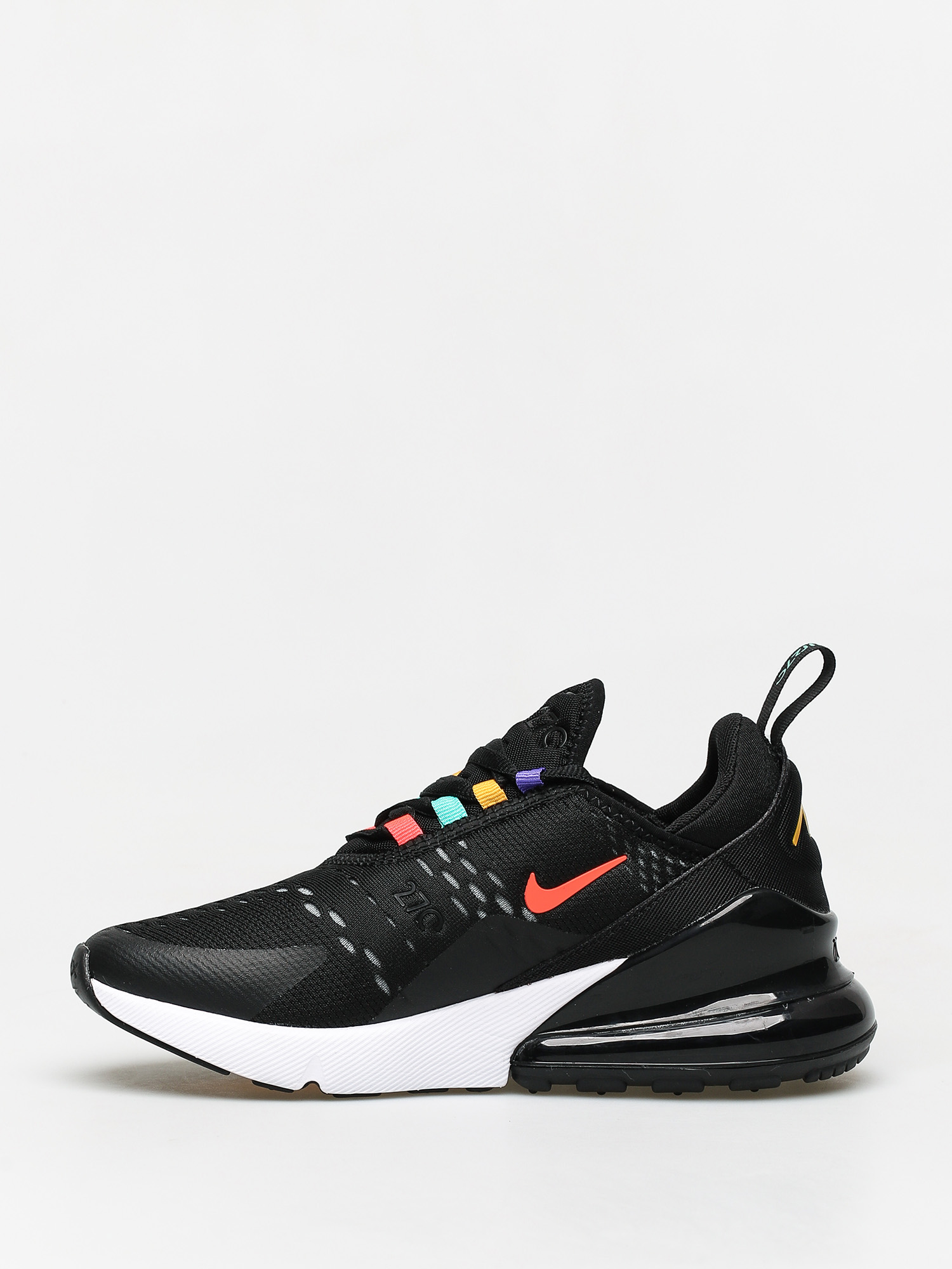 Nike Air Max 270 Shoes Wmn (black/flash crimson university gold)