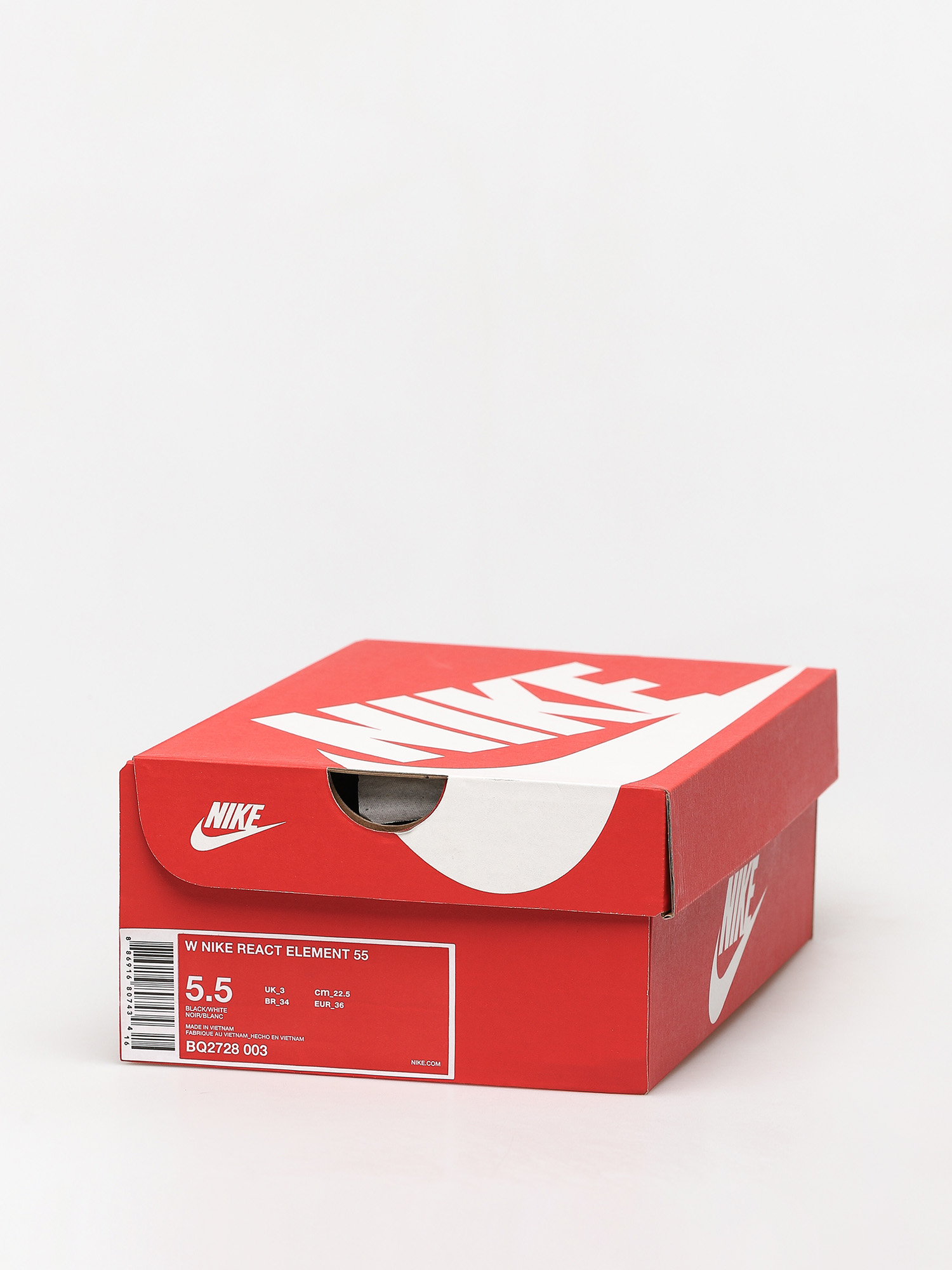 Nike React Element 55 Shoes Wmn (black/white)