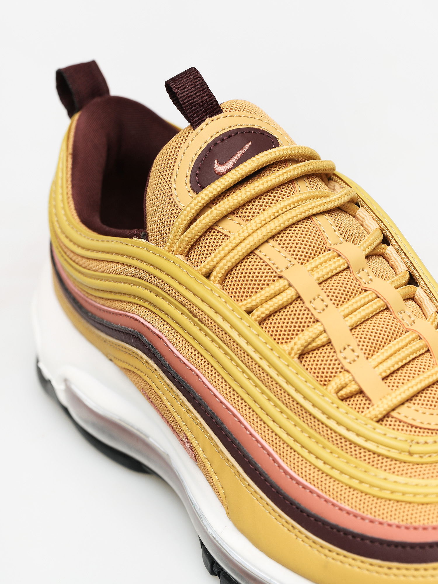 Nike Air Max 97 Shoes Wmn (wheat gold/terra blush burgundy crush)