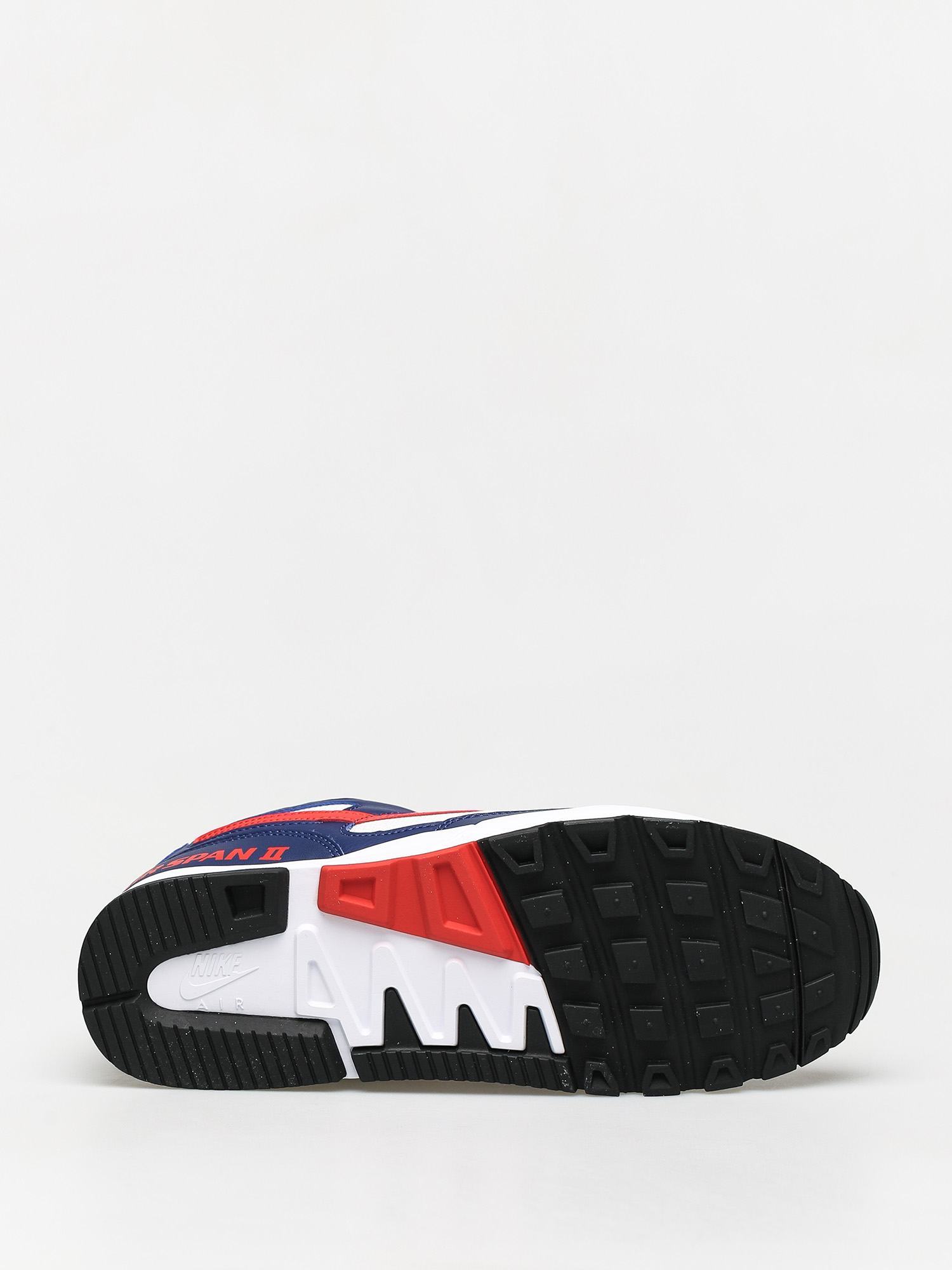 Nike Air Span II Shoes (blue void/habanero red white black)