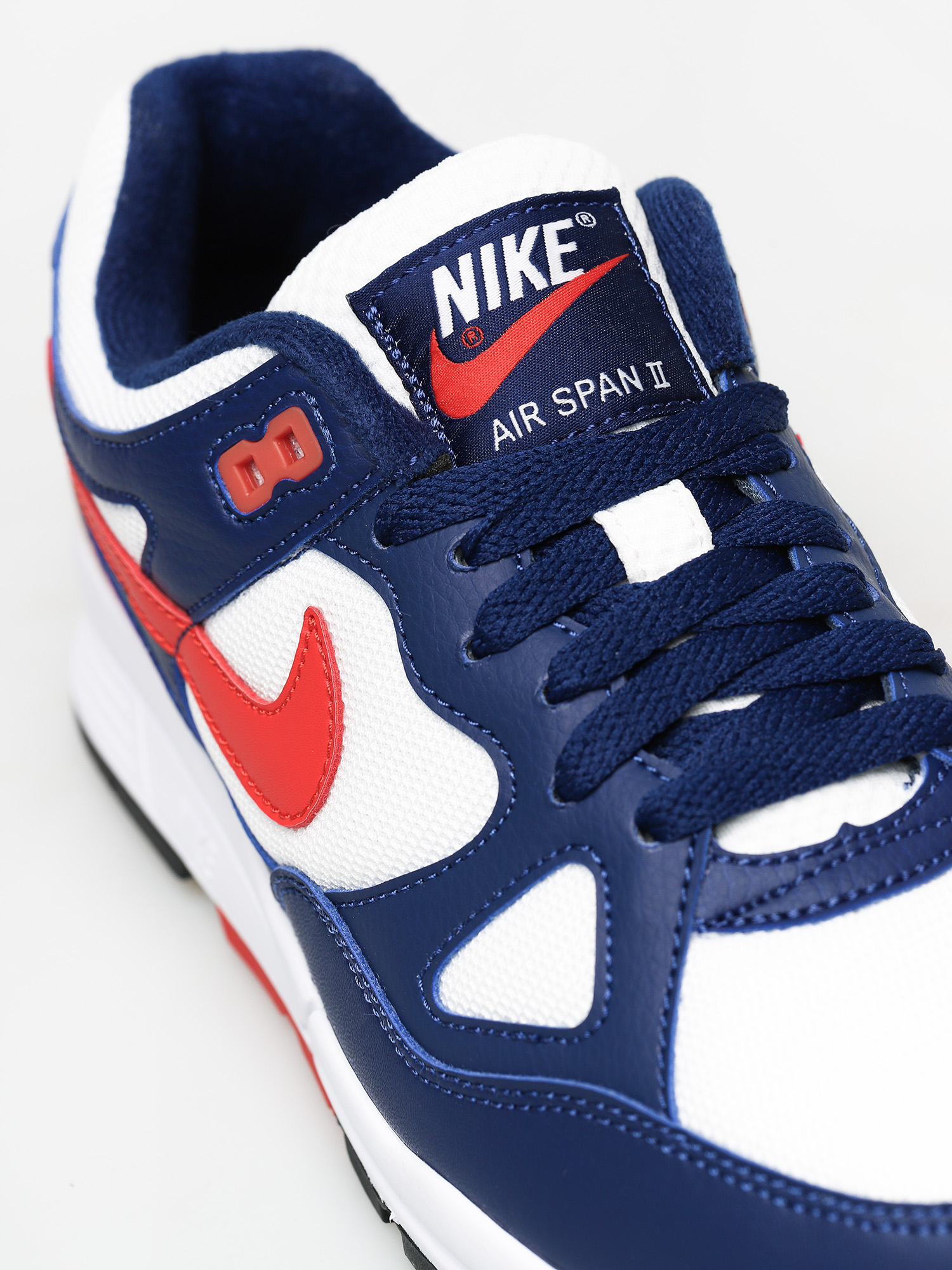 Nike Air Span II Shoes (blue void/habanero red white black)
