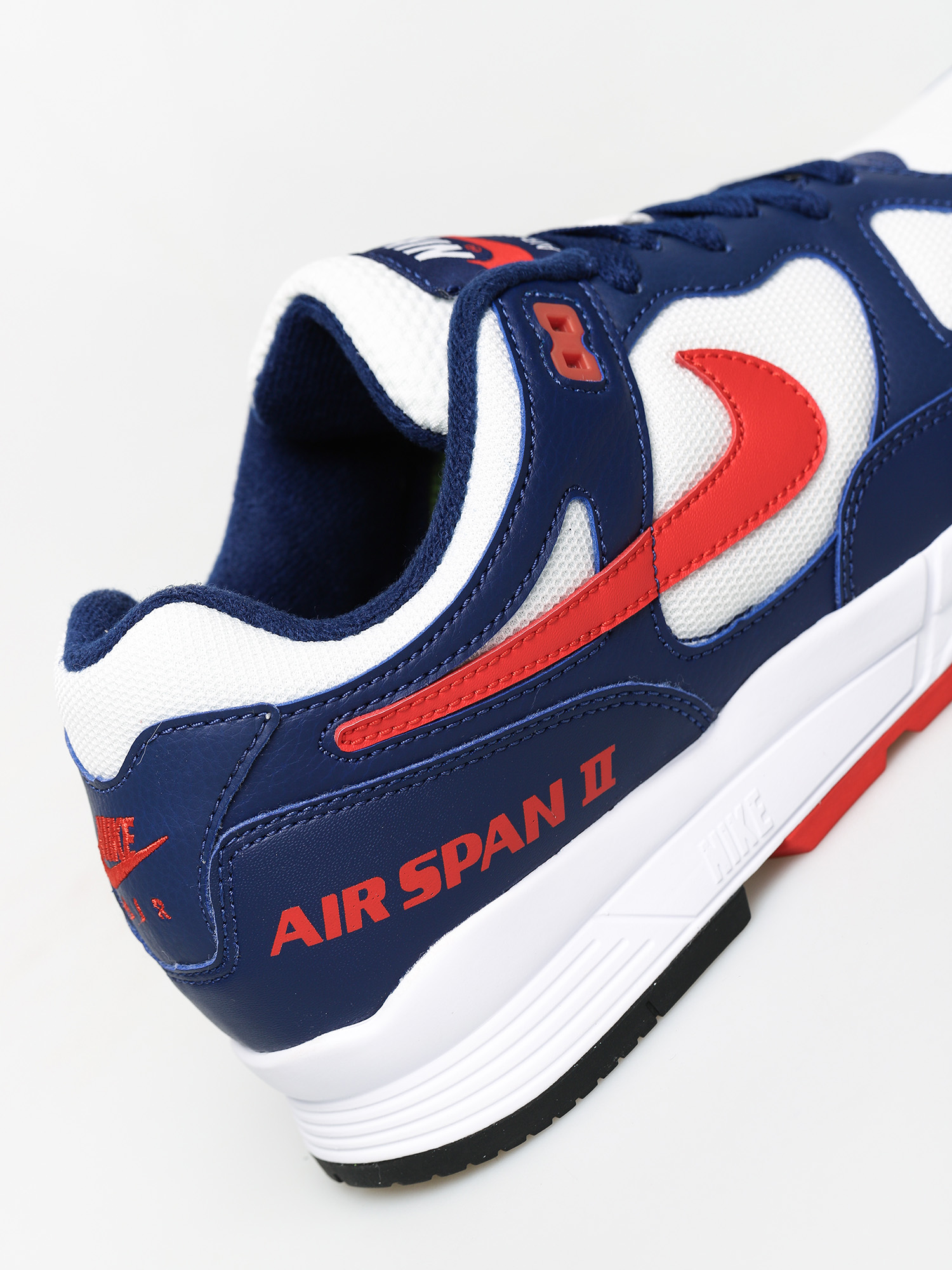 Nike Air Span II Schuhe (blue void/habanero red white black)