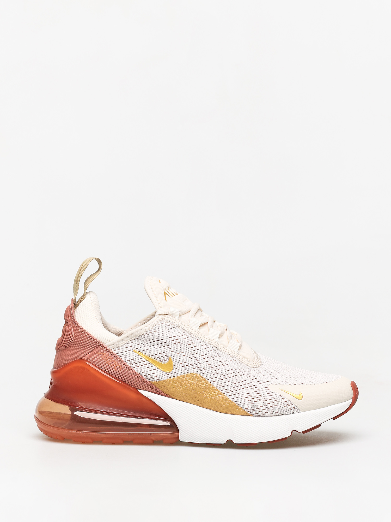 Nike Air Max 270 Shoes Wmn (light cream/metallic gold terra blush)