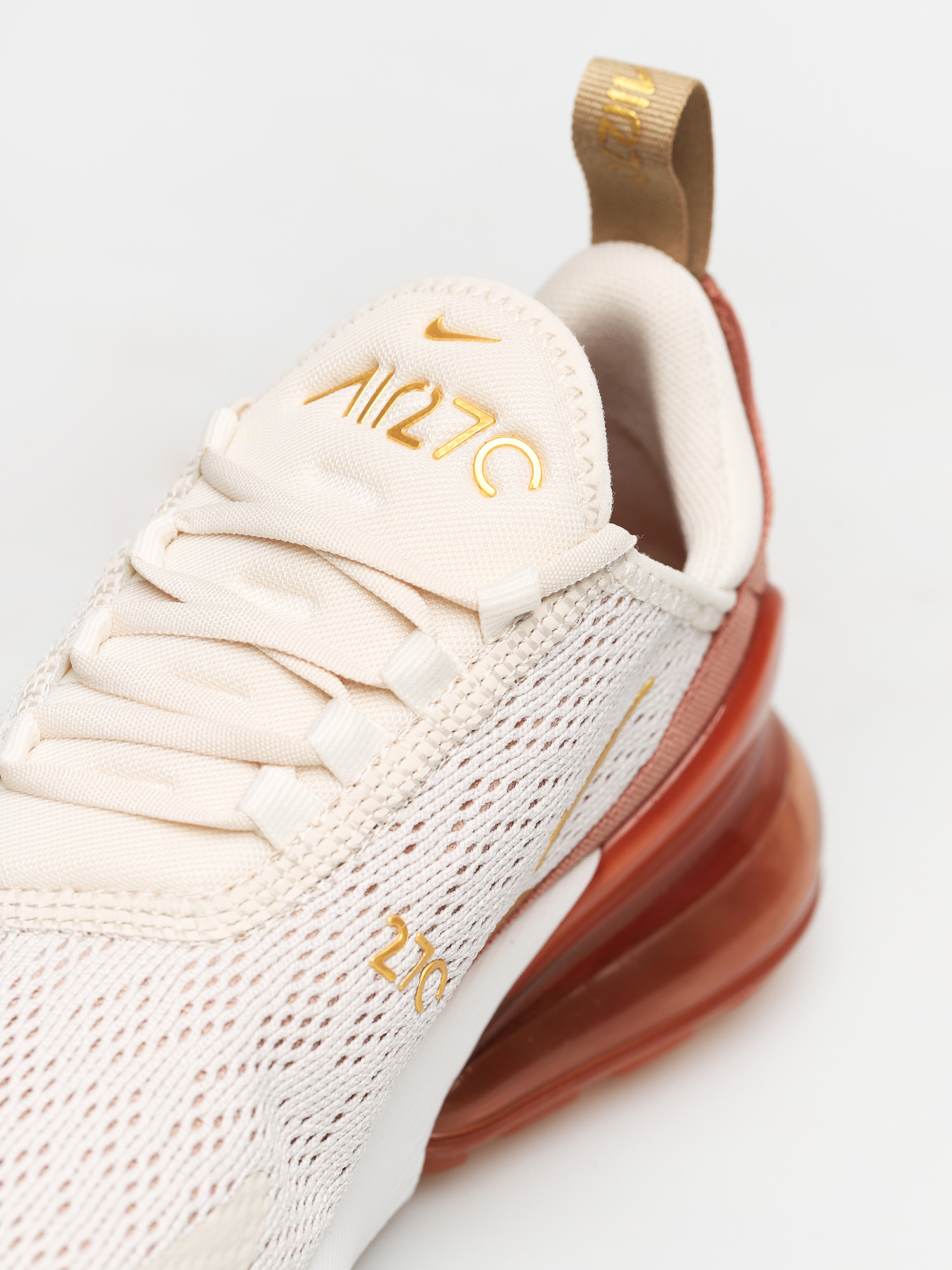 Nike Air Max 270 Shoes Wmn (light cream/metallic gold terra blush)