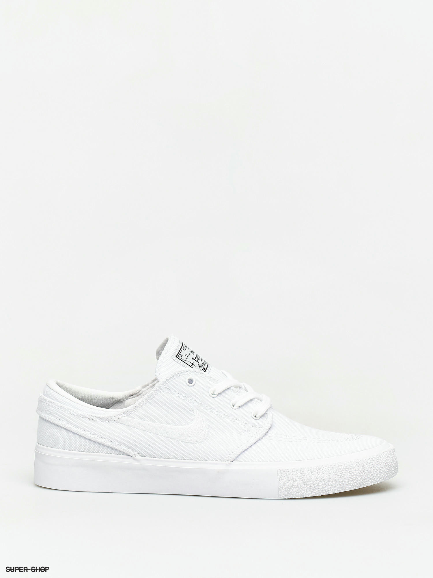 Nike Sb Zoom Janoski Canvas Rm Shoes White White Gum Light Brown Black