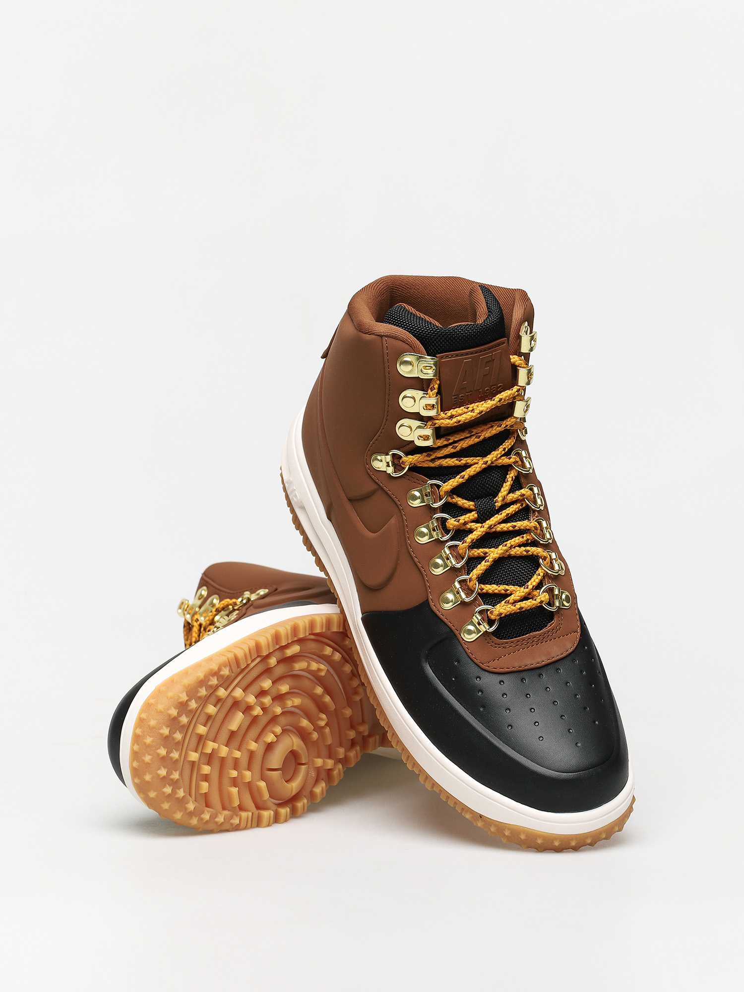 Nike Lunar Force 18 Winter shoes brown (black/lt british tan