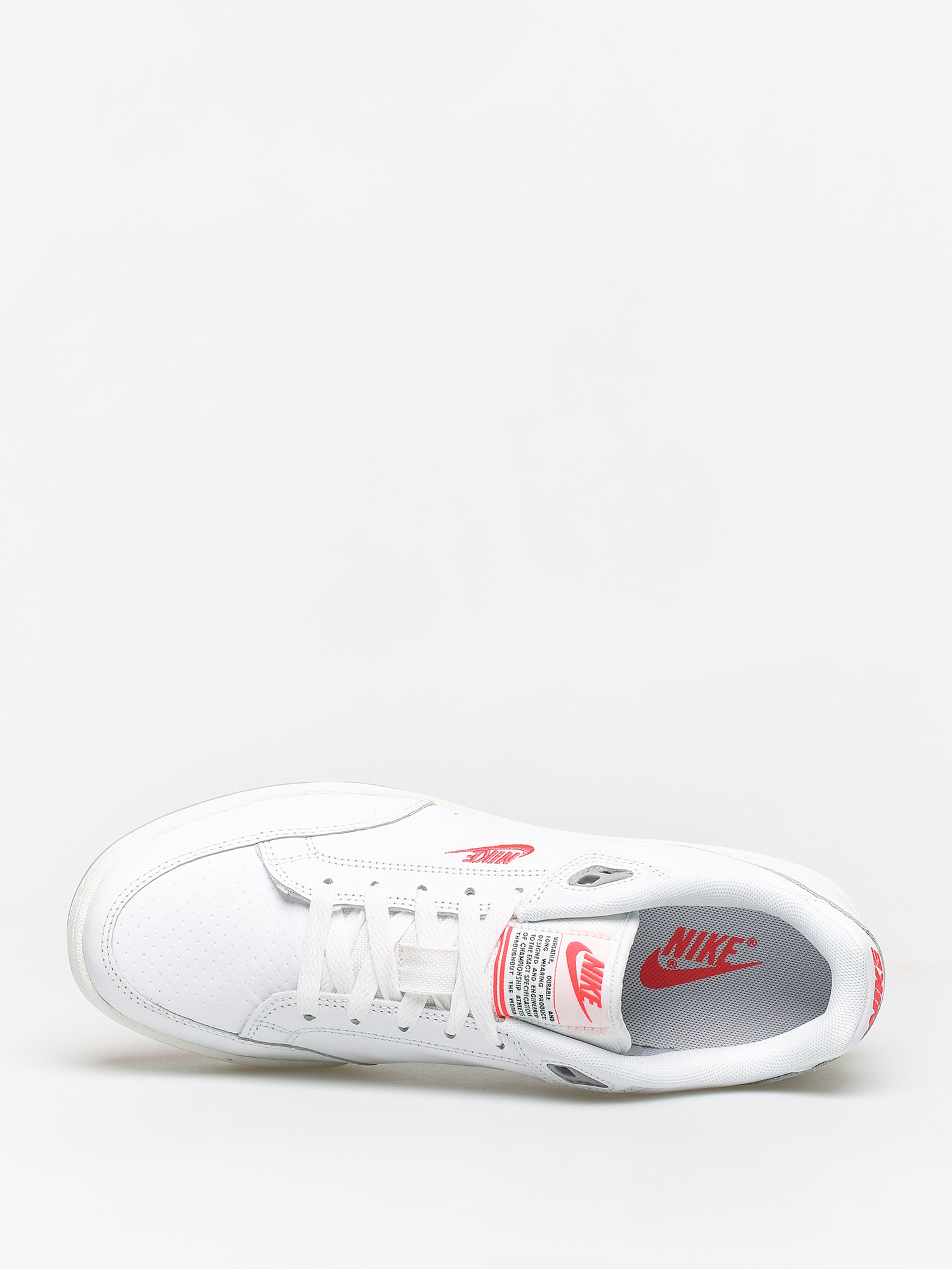 Nike Grandstand II Premium Shoes (white/solar red wolf grey)