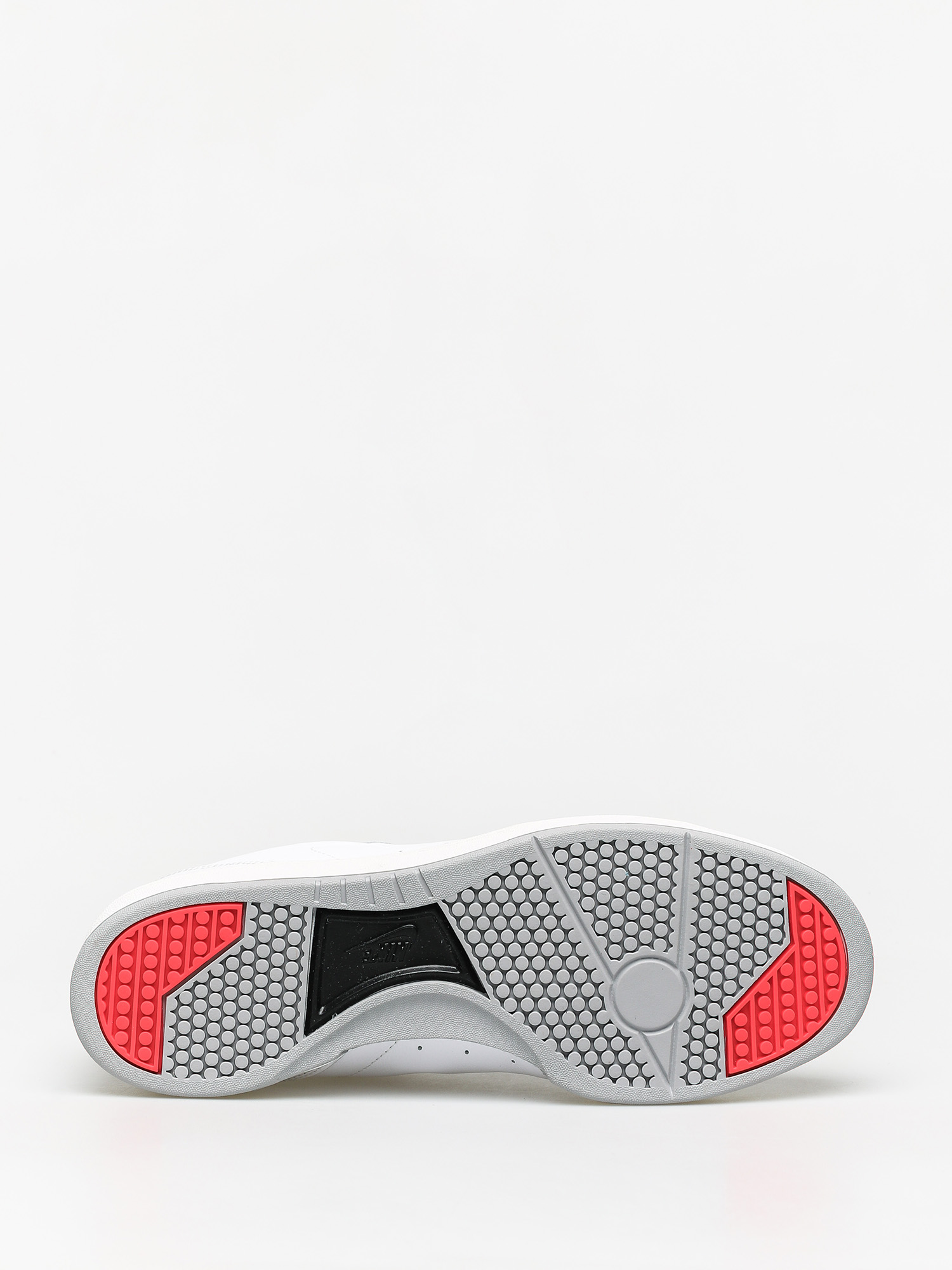 Nike Grandstand II Premium Shoes (white/solar red wolf grey)